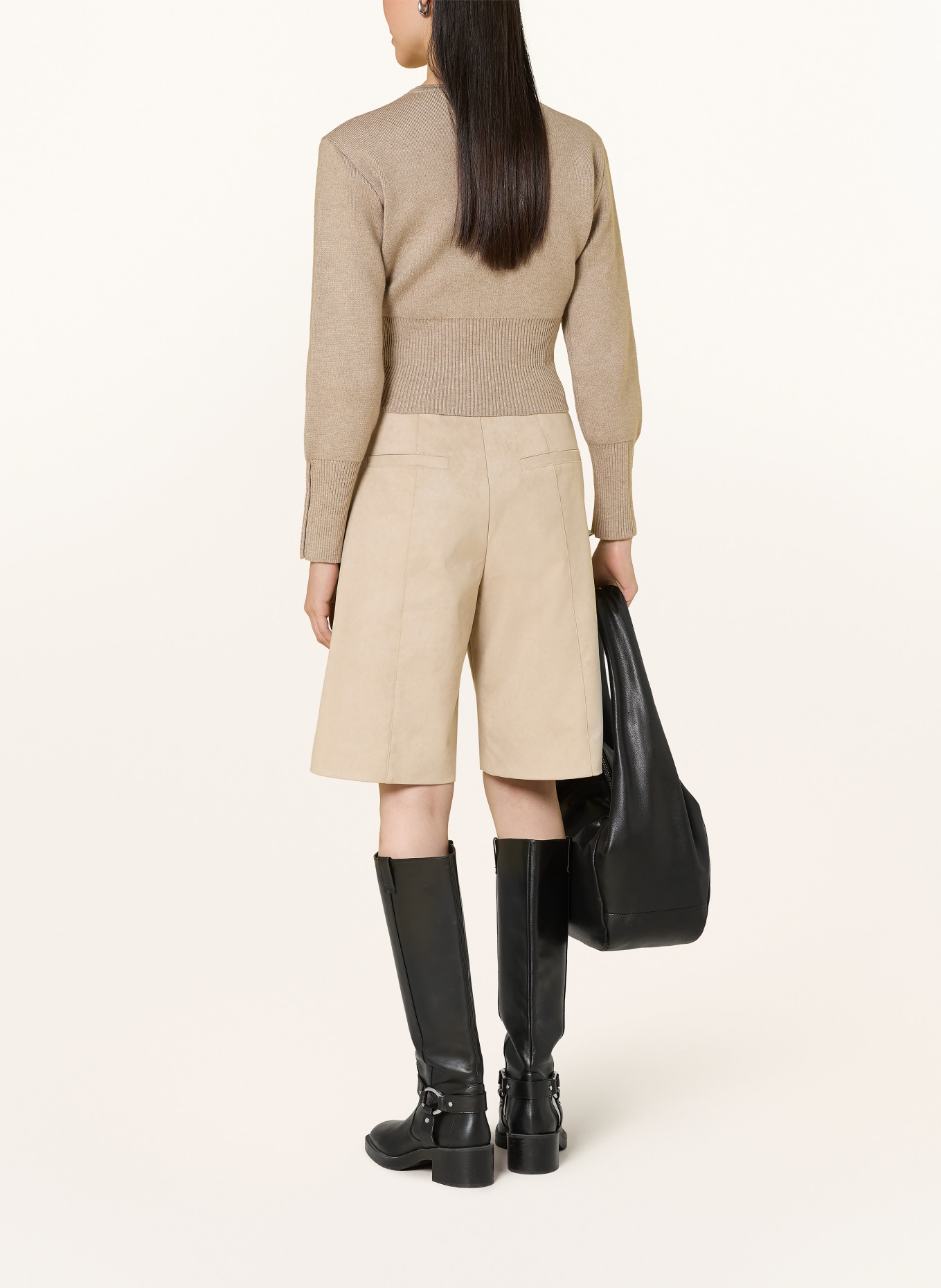 NINETY-9 Strickjacke FAYE: BEIGE