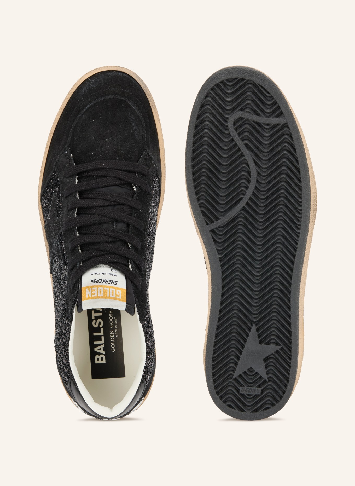 GOLDEN GOOSE Sneakers BALLSTAR: ZWART