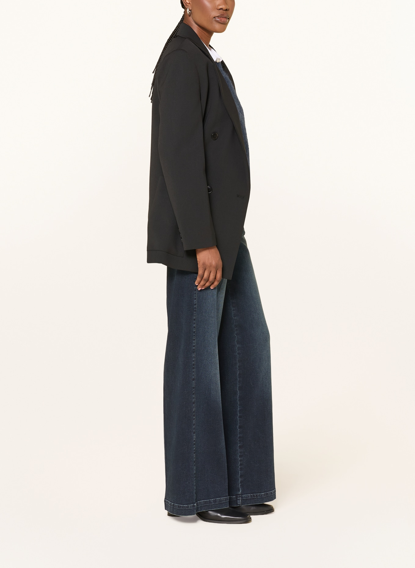 SEDUCTIVE Wide leg jeans BRIDGET: 885 brown blue
