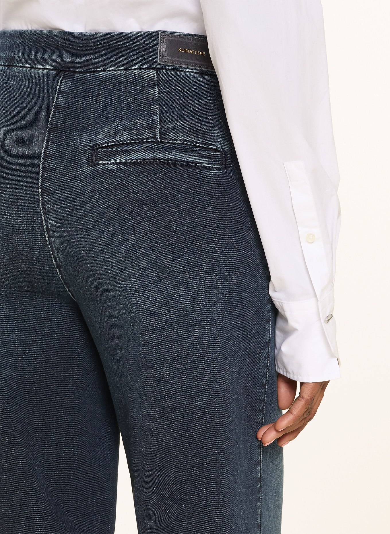 SEDUCTIVE Wide leg jeans BRIDGET: 885 brown blue