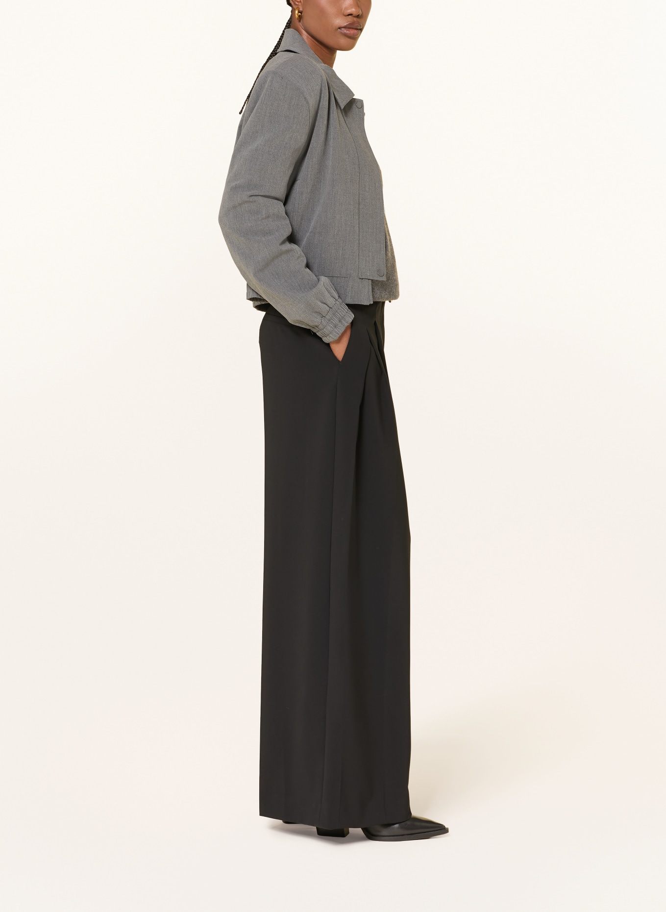 SEDUCTIVE Marlenehose MORSAL: SCHWARZ