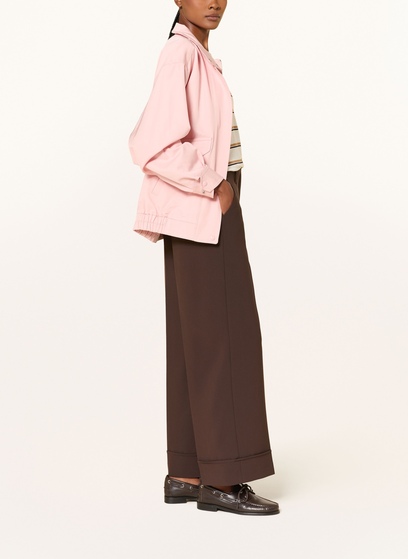 SEDUCTIVE Marlenehose ENIE: BRAUN