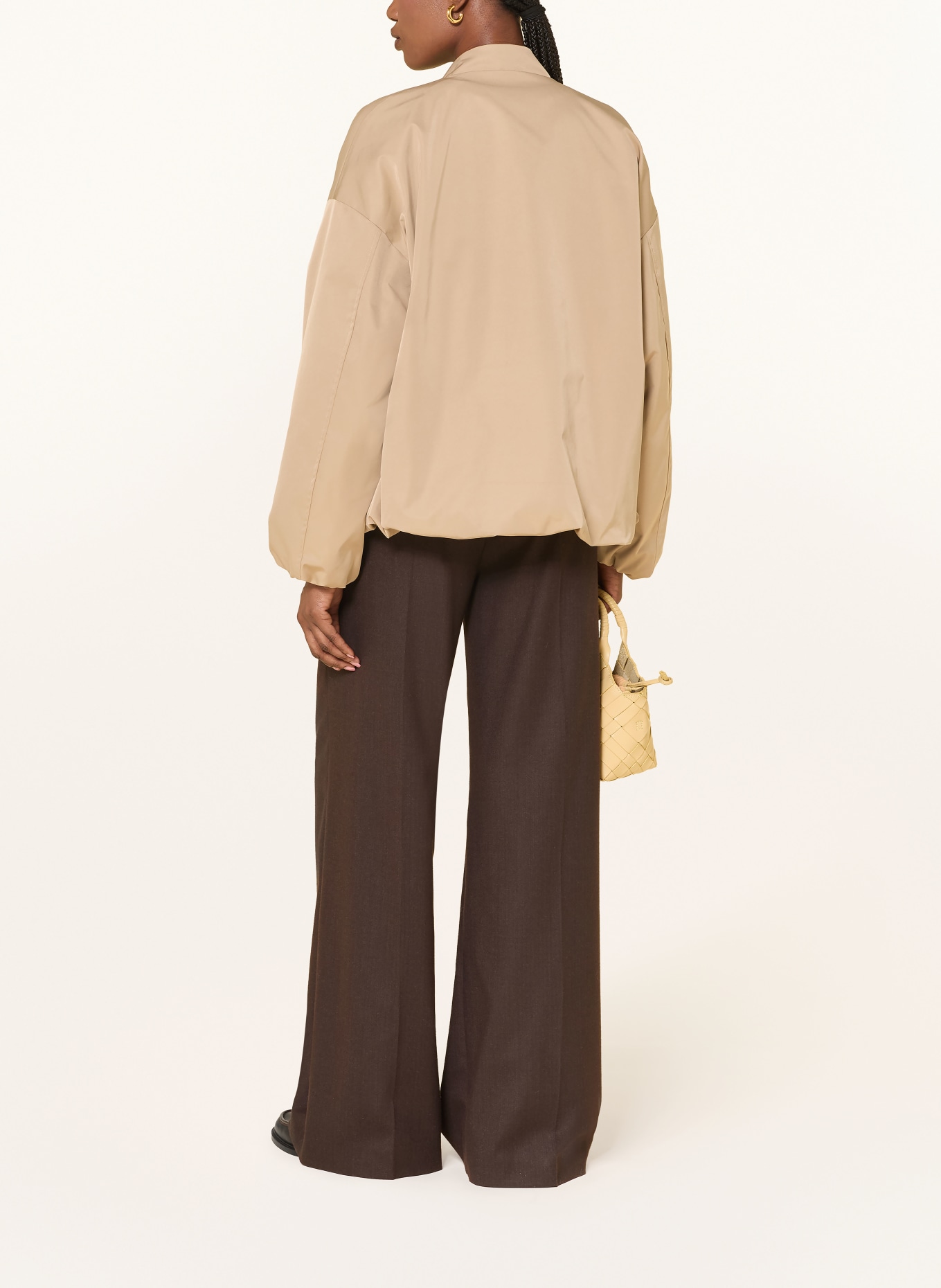 SEDUCTIVE Marlenehose CHRISSY aus Flanell: BRAUN