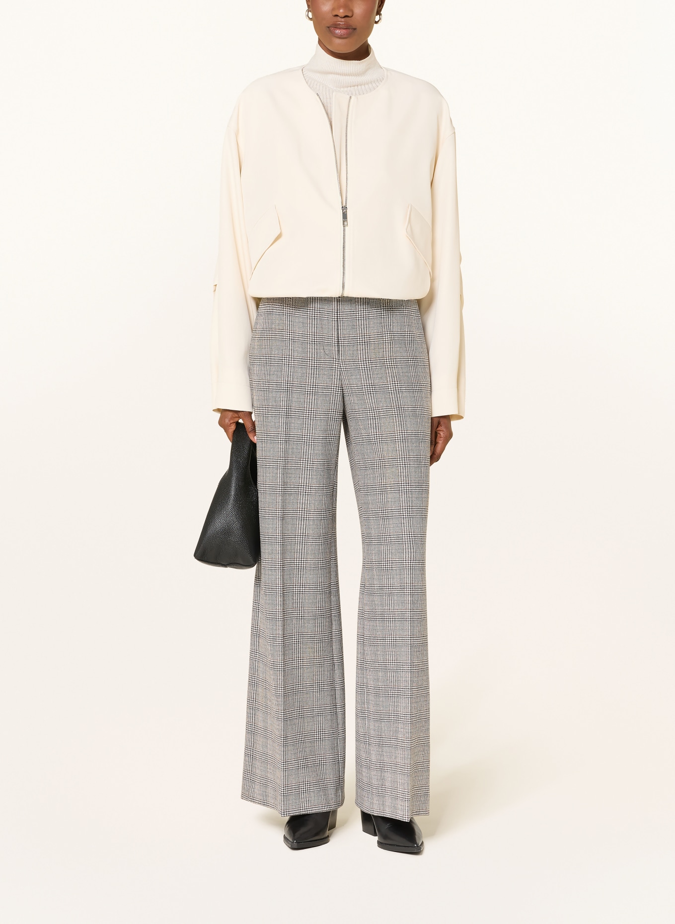 SEDUCTIVE Marlene-broek SHILOH: DONKERGRIJS / BRUIN / ECRU