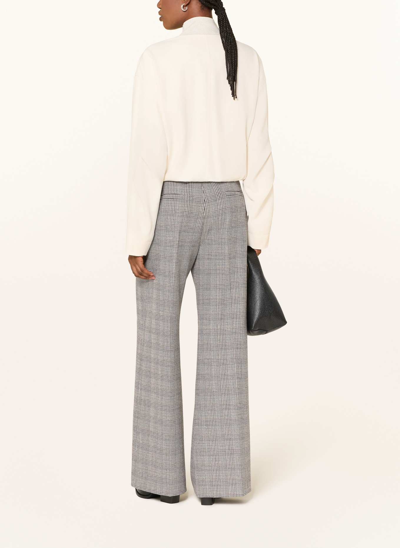 SEDUCTIVE Marlene-broek SHILOH: DONKERGRIJS / BRUIN / ECRU