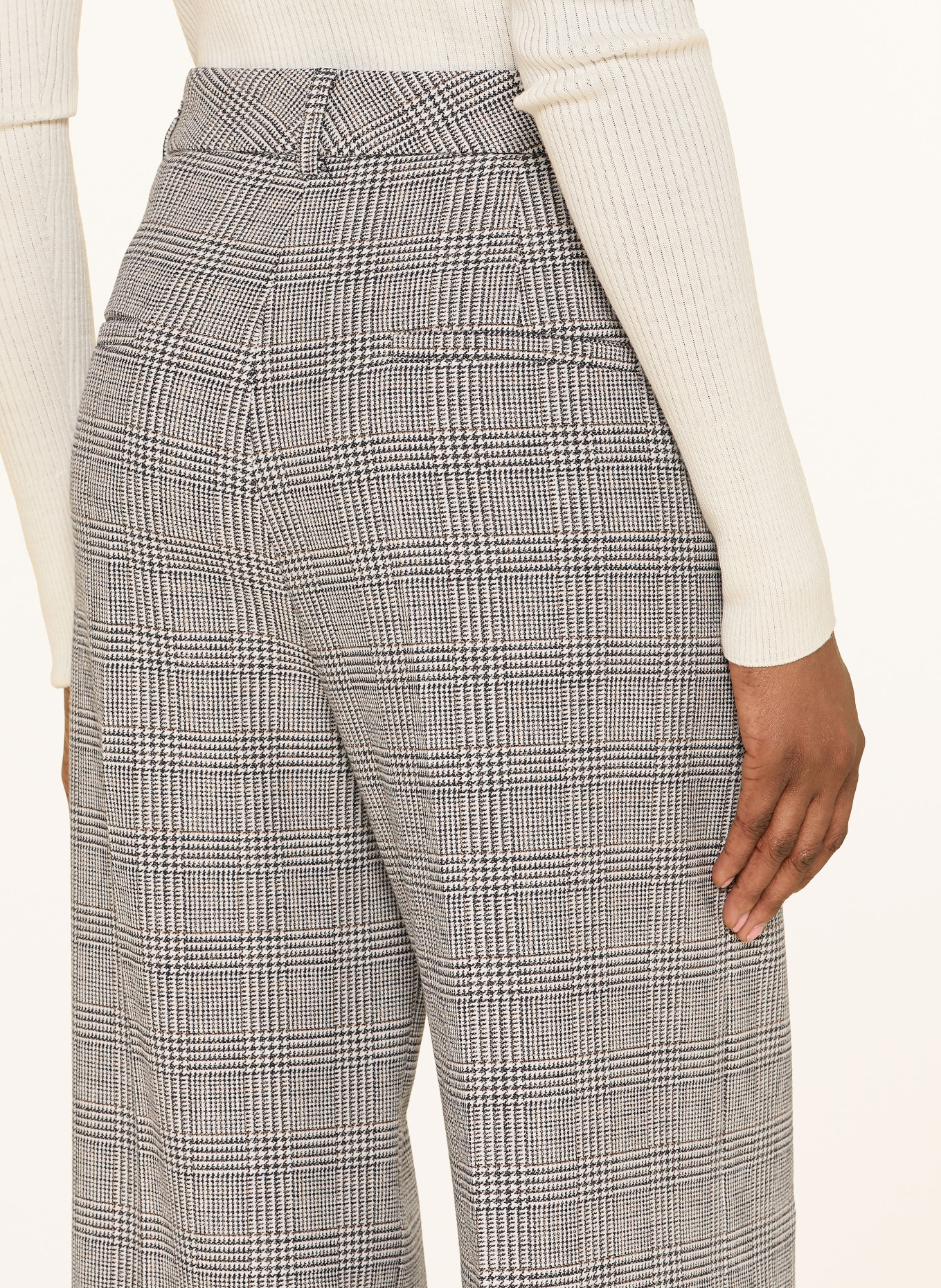 SEDUCTIVE Marlene-broek SHILOH: DONKERGRIJS / BRUIN / ECRU