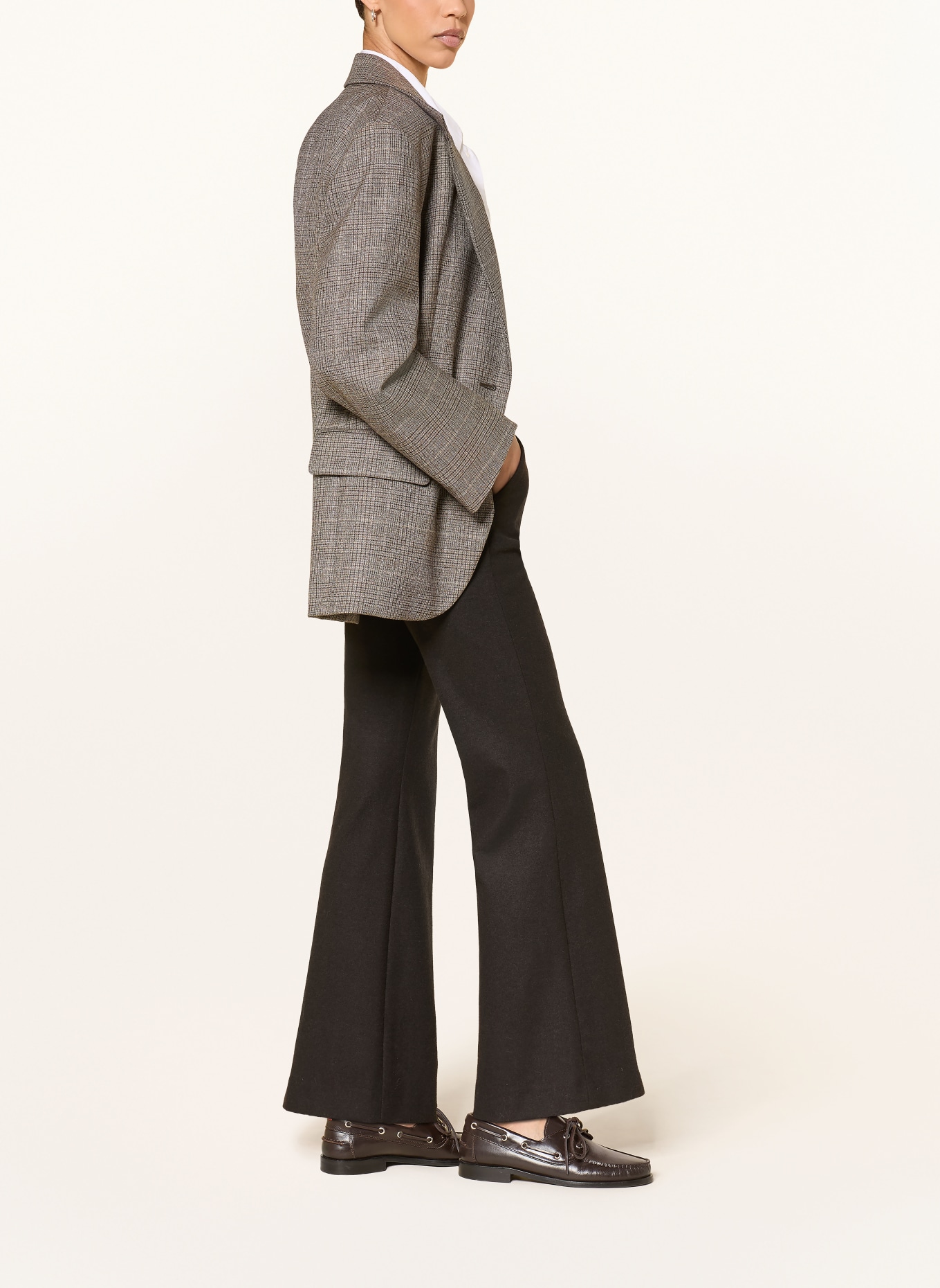 SEDUCTIVE Flanellhose ASHA: DUNKELBRAUN