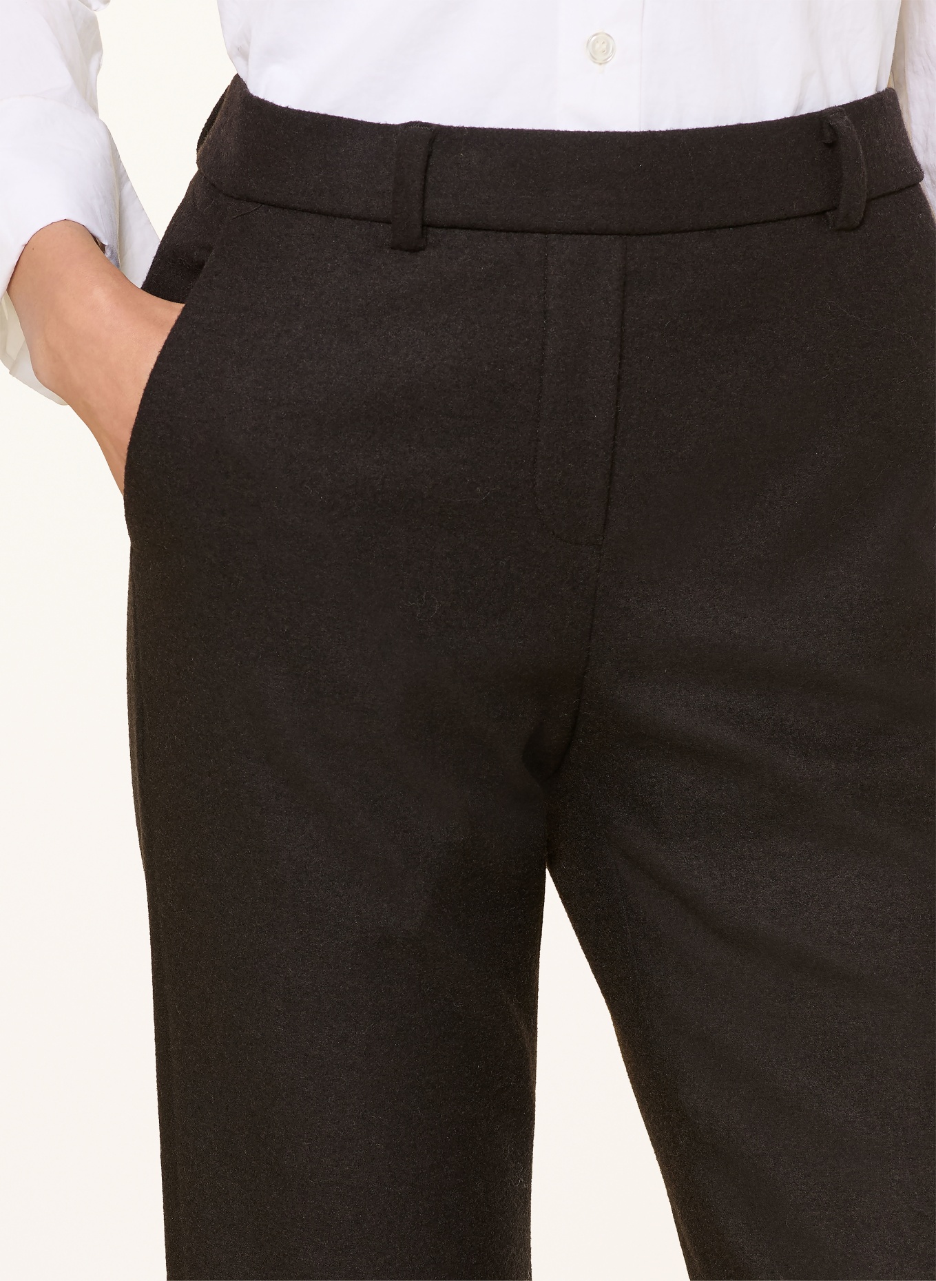 SEDUCTIVE Flanellhose ASHA: DUNKELBRAUN