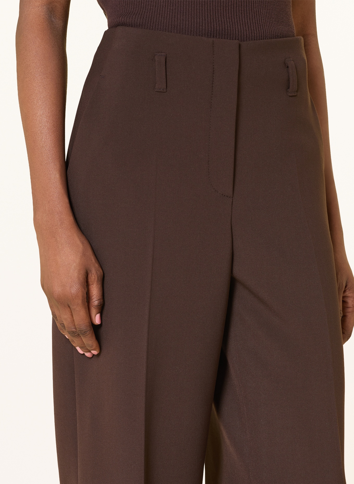 SEDUCTIVE Marlenehose AMARIS: SCHWARZ