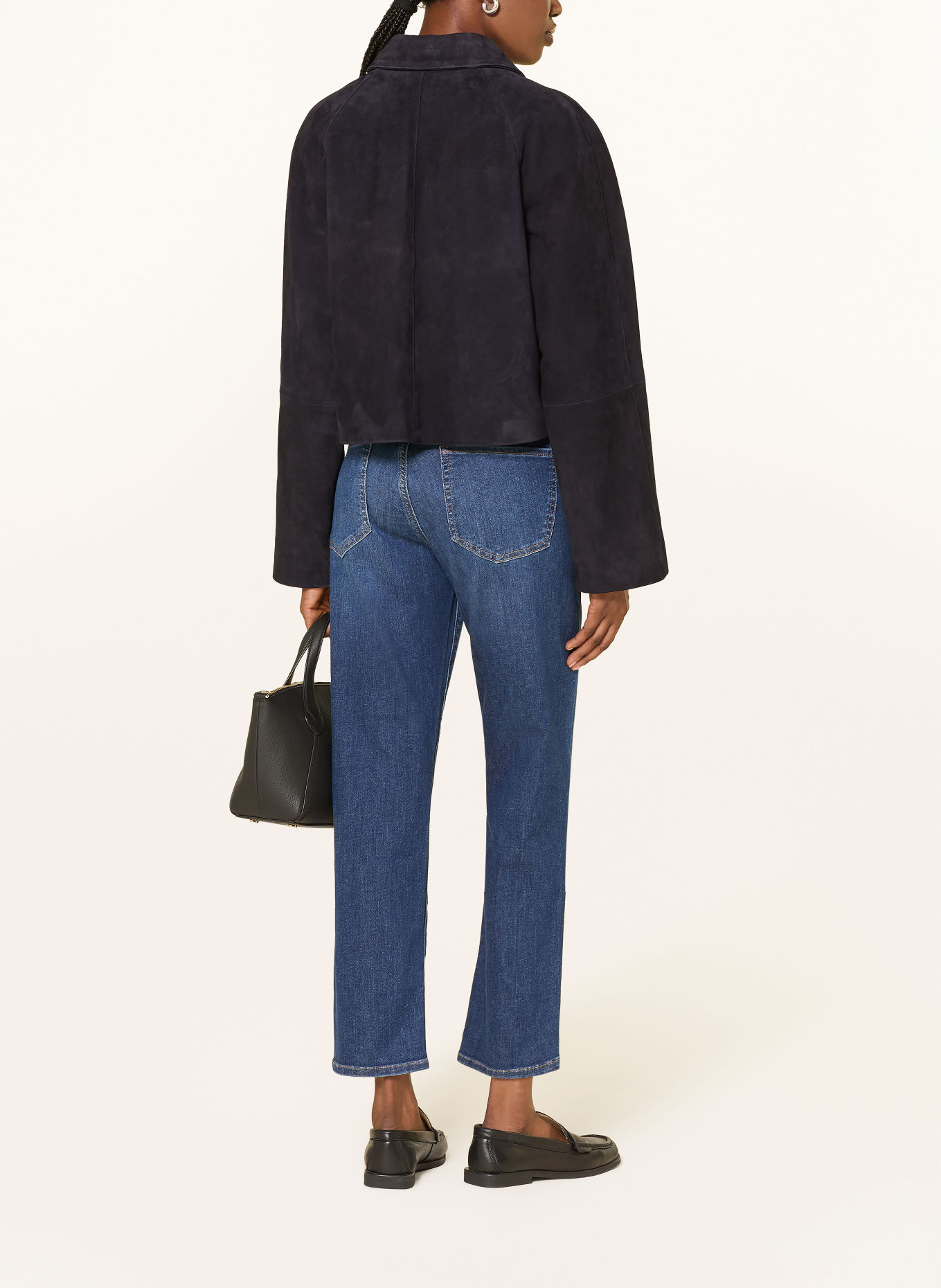 SEDUCTIVE Jeansy cropped CAREN: 858 moonlight blue