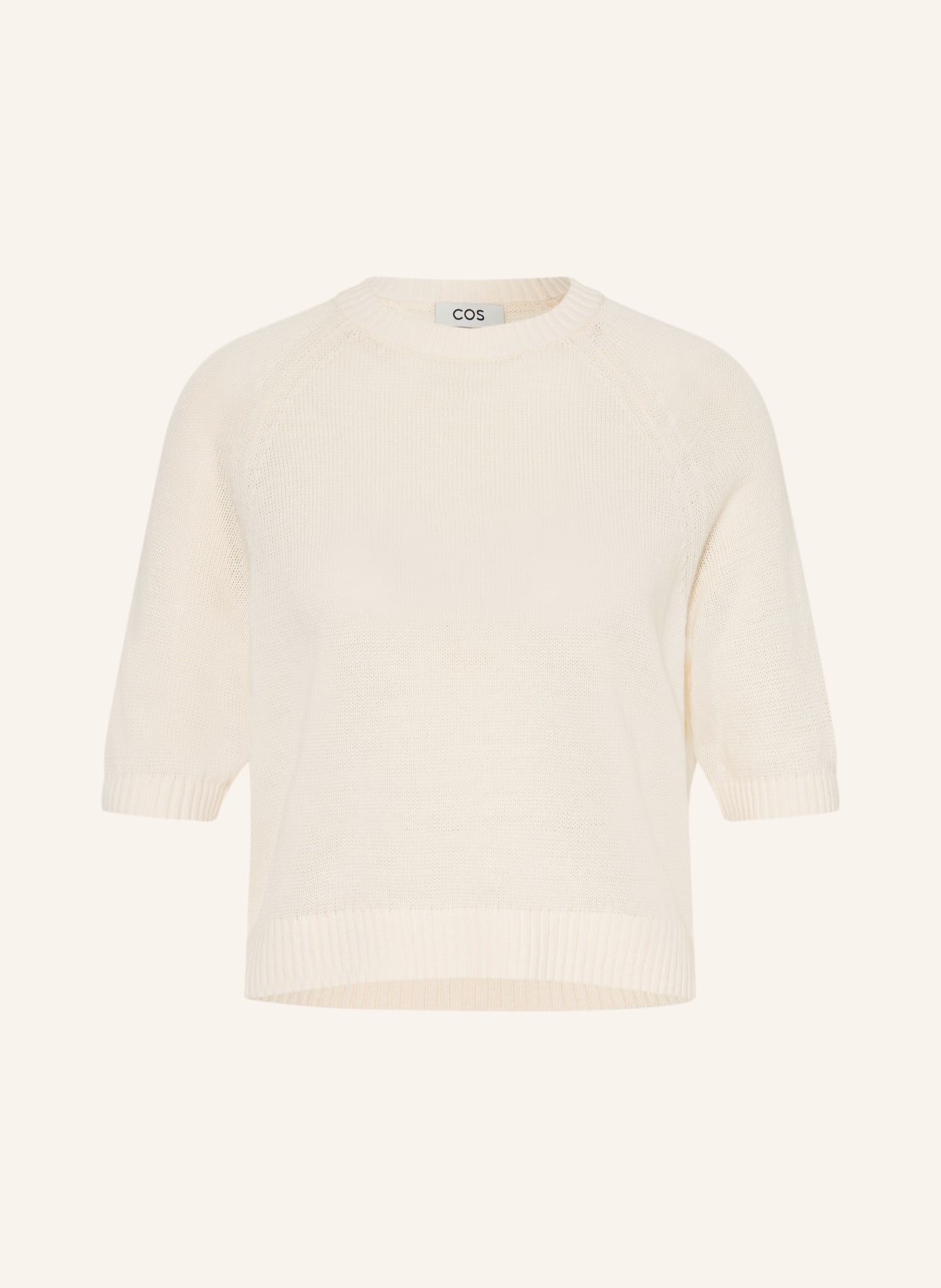 COS Linen knit shirt: CREAM