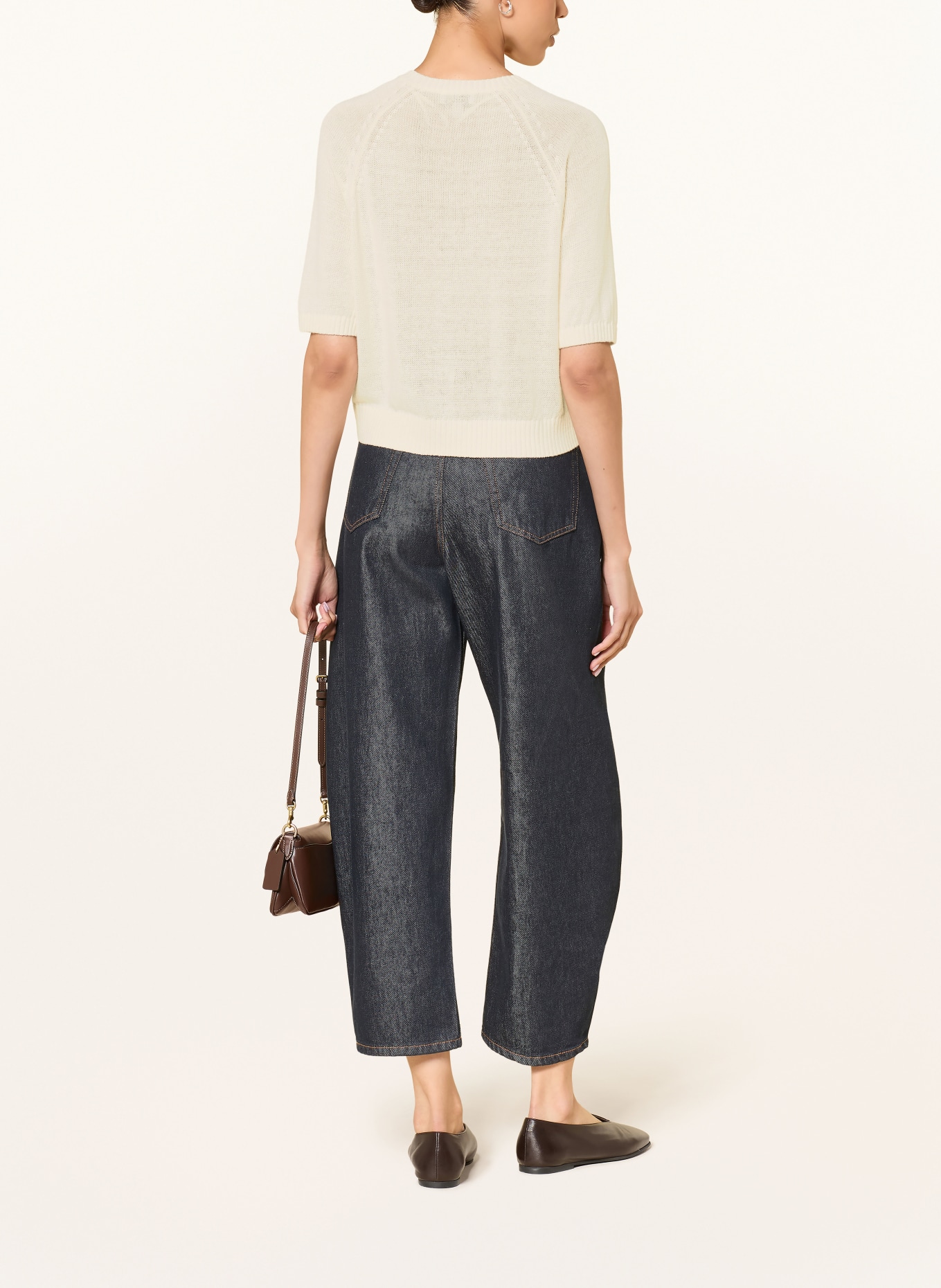 COS Linen knit shirt: CREAM