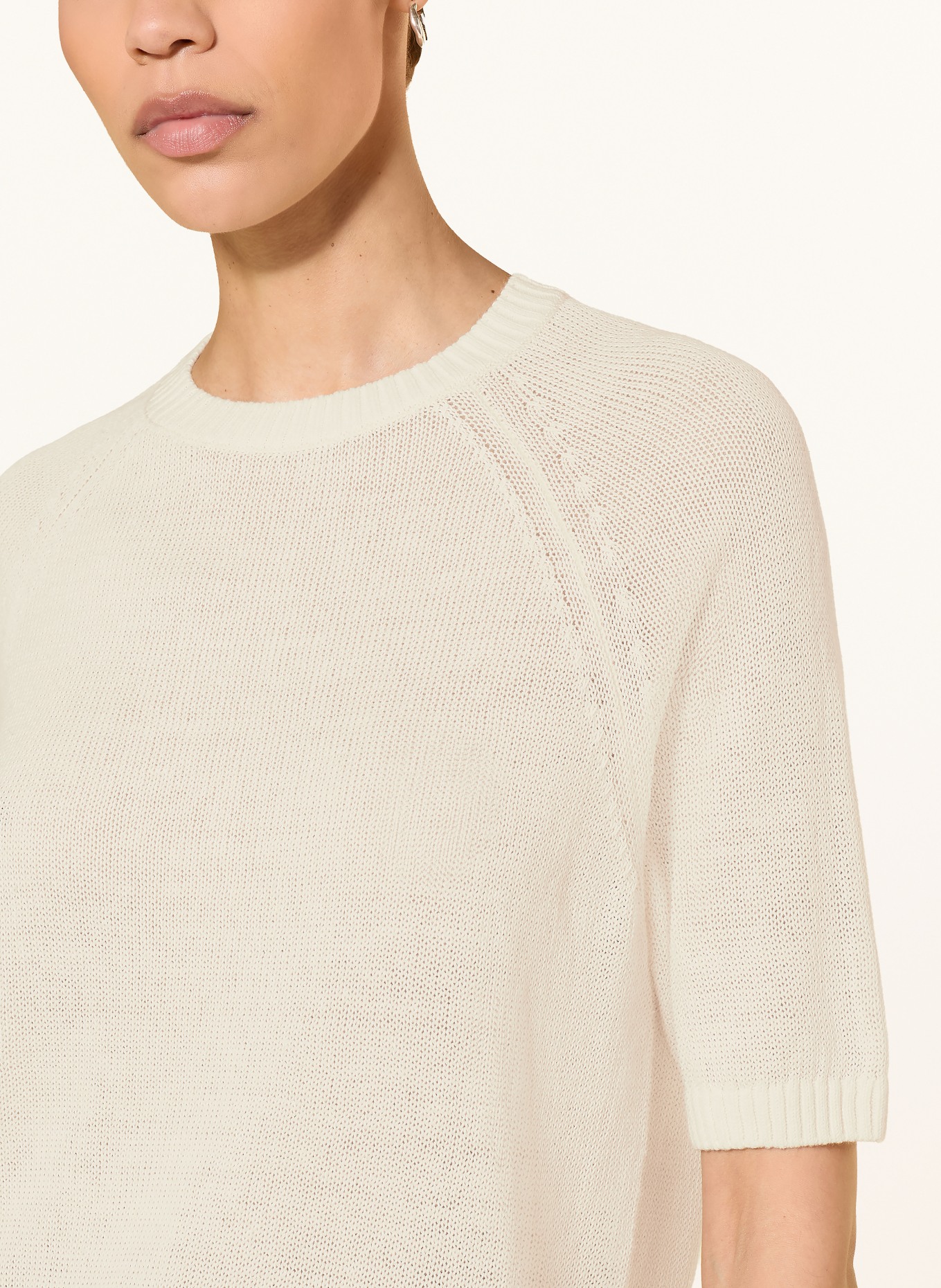 COS Linen knit shirt: CREAM