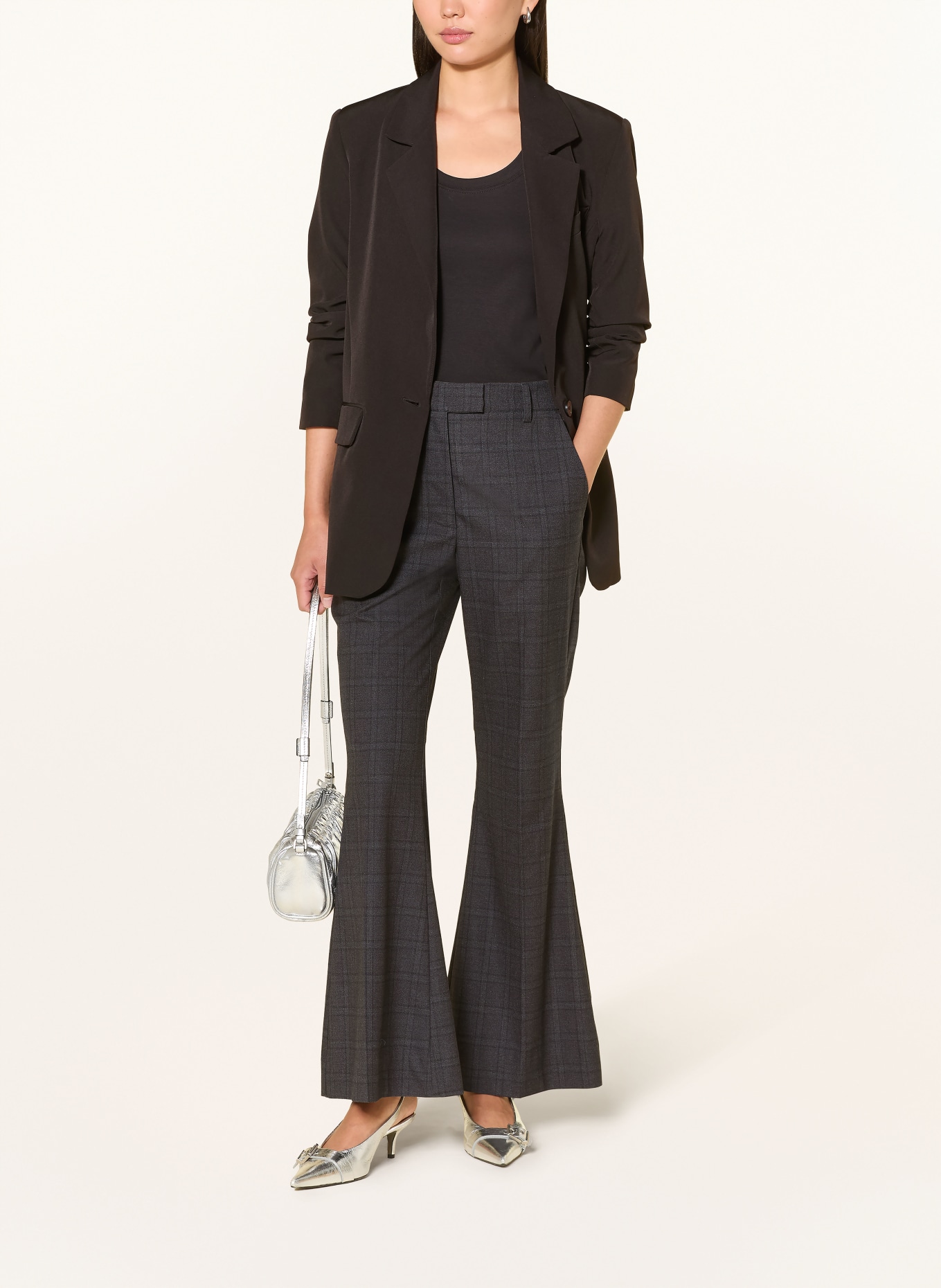 SOFIE SCHNOOR Hose FLARISSW: DUNKELGRAU