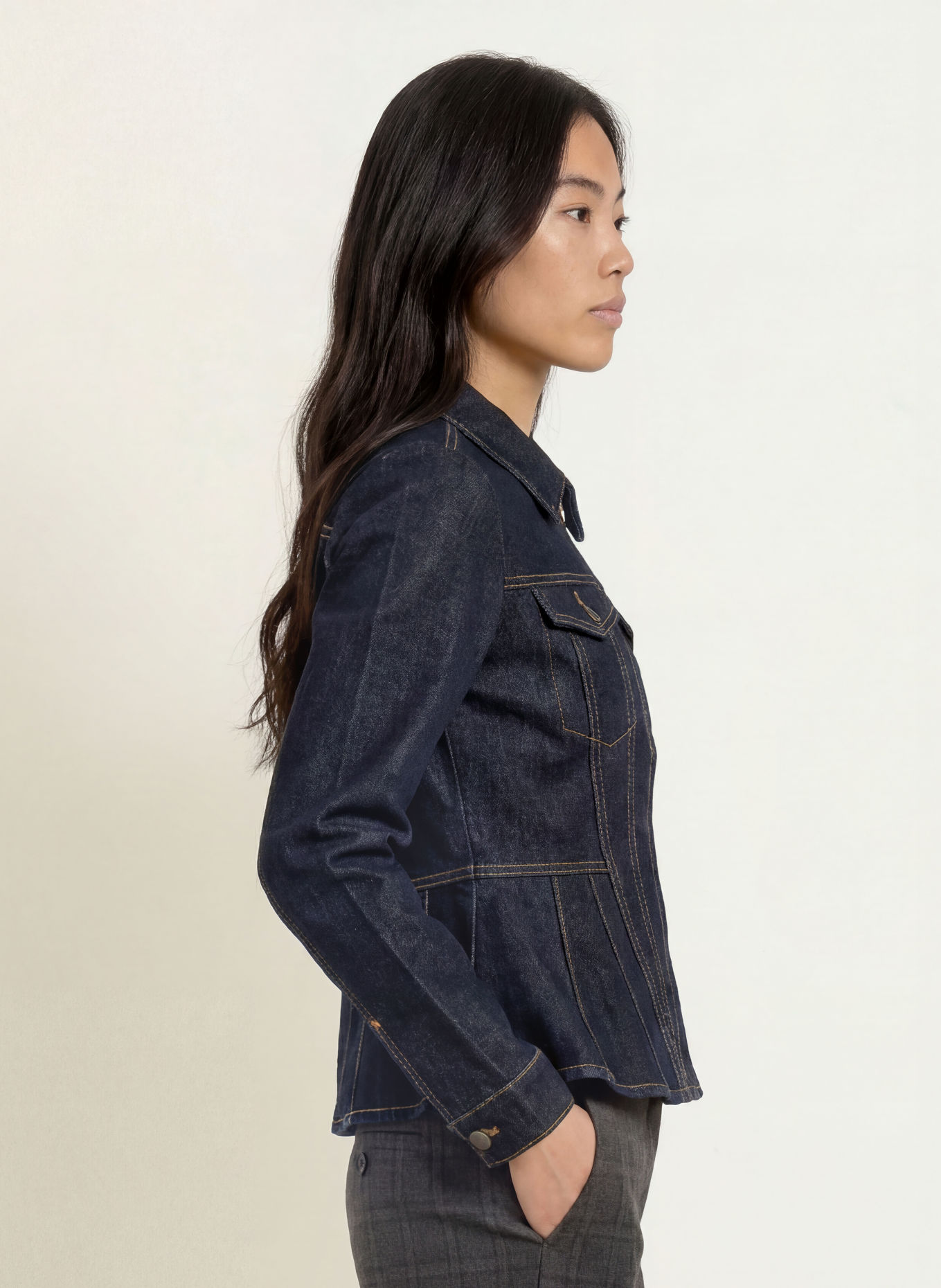 SOFIE SCHNOOR SAVAKISW Denim Jacket: 5090 Dark denim blue