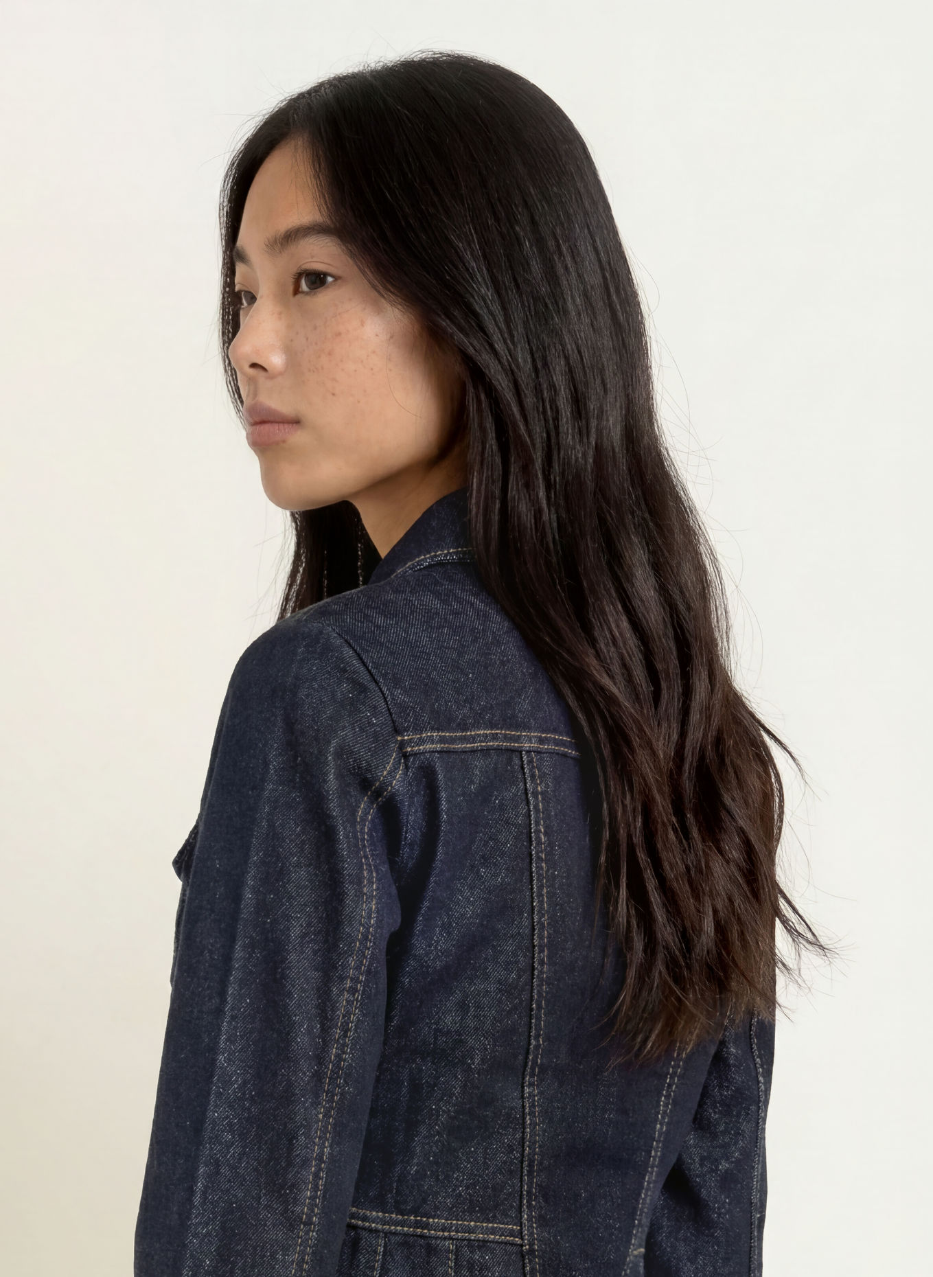 SOFIE SCHNOOR SAVAKISW Denim Jacket: 5090 Dark denim blue