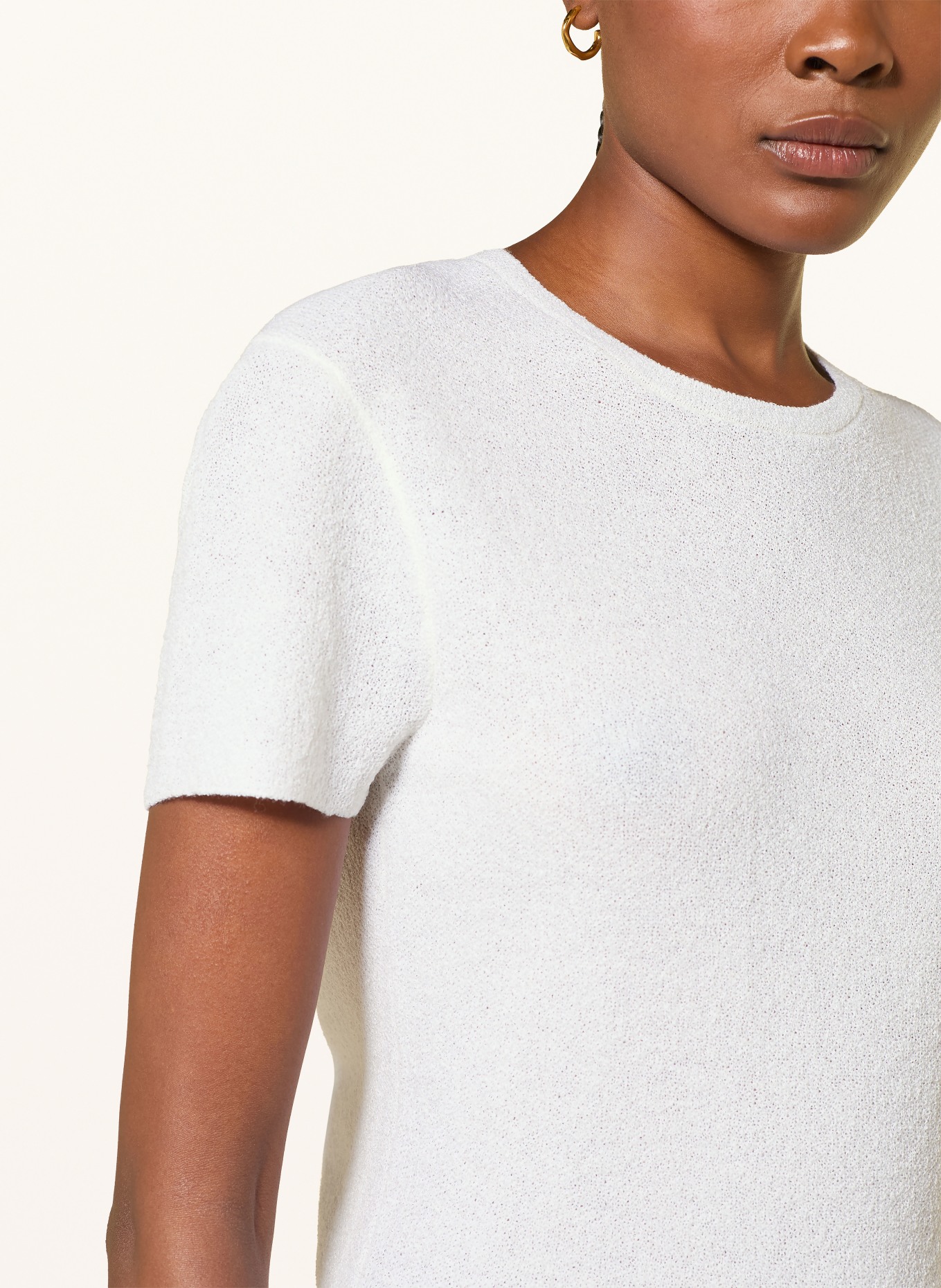 VINCE Knit shirt: CREAM