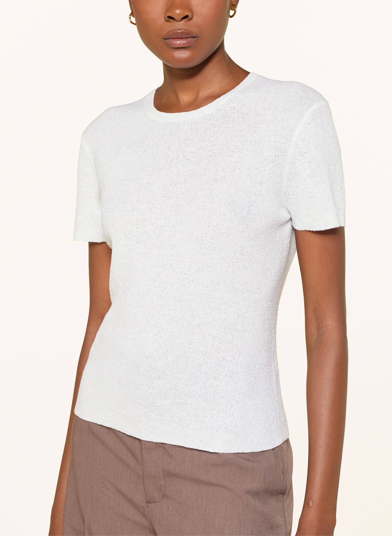 VINCE Knit shirt: CREAM