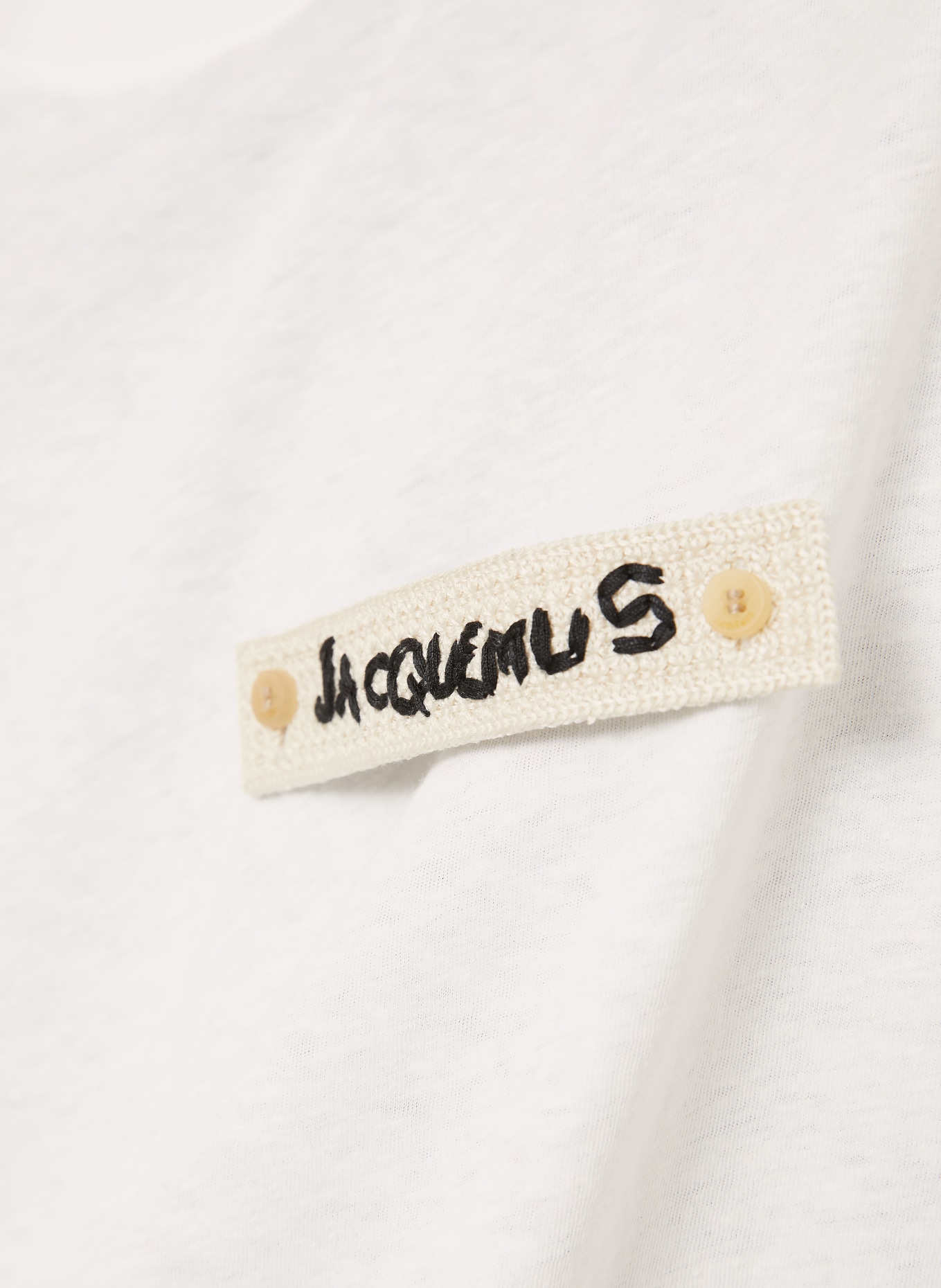 JACQUEMUS Koszulka oversize z limitowanej edycji T-shirt PLAGE: BIAŁY