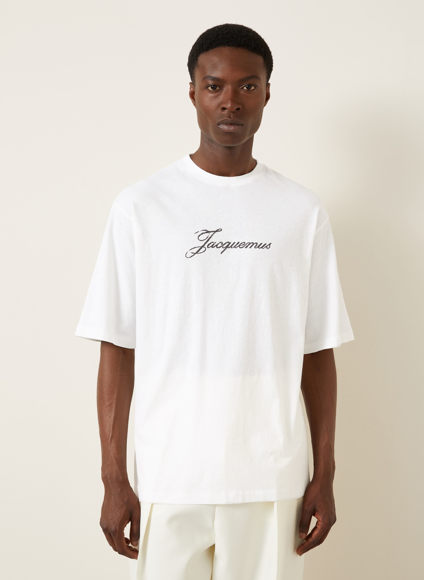 JACQUEMUS Koszulka oversize LE T-shirt: BIAŁY