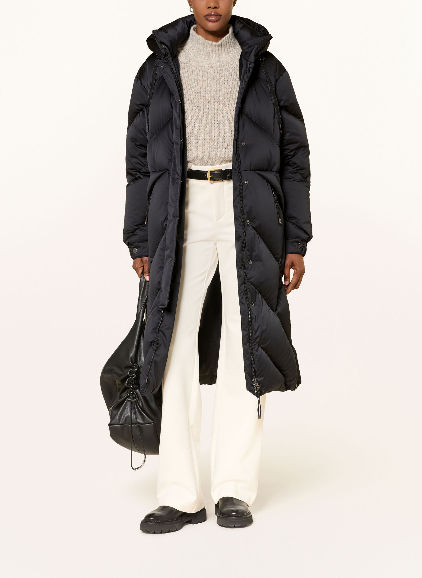 BOGNER Donsmantel GINNY: ZWART