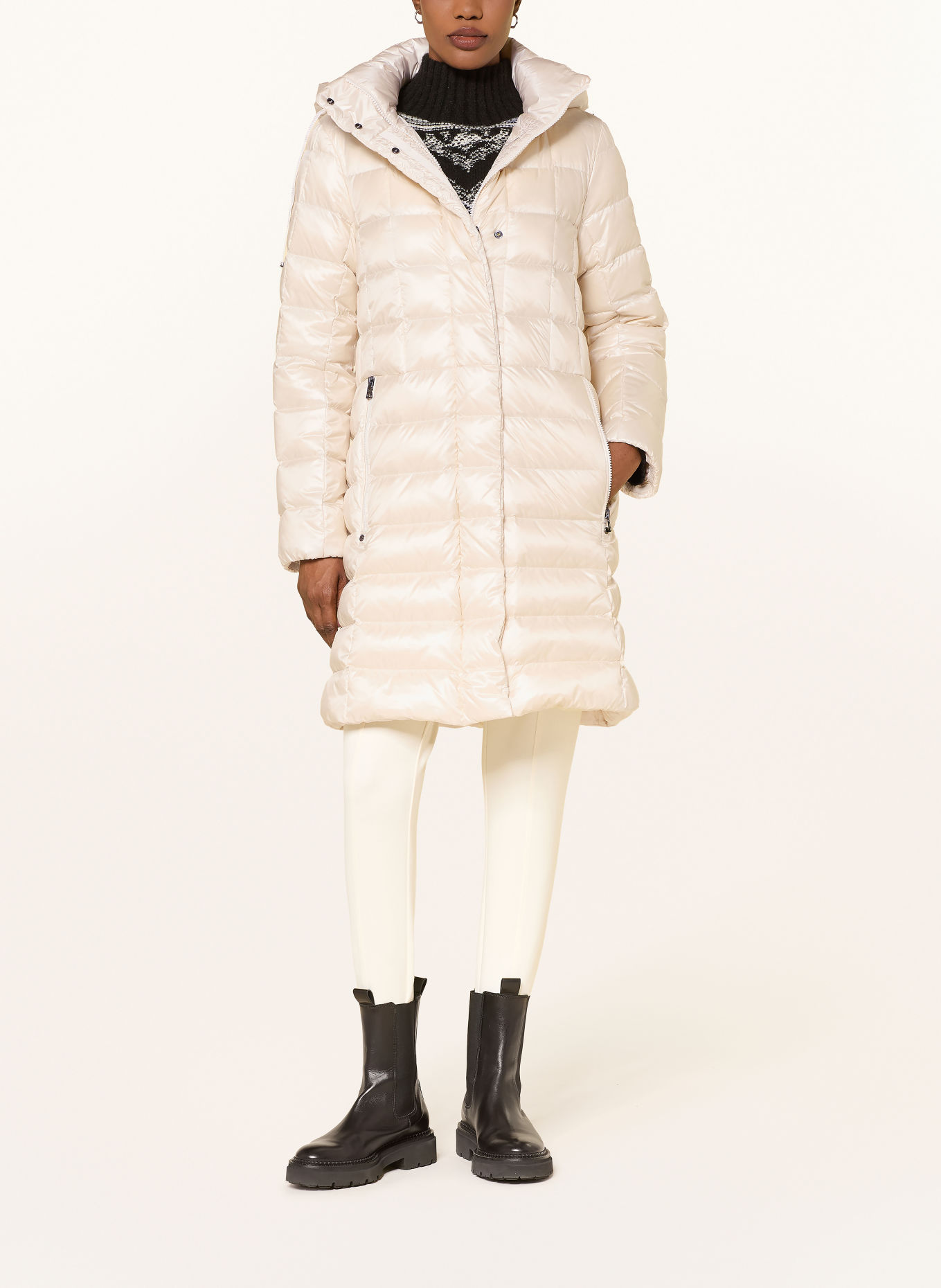 BOGNER MERYL-D Down coat with Detachable Hood: CREAM