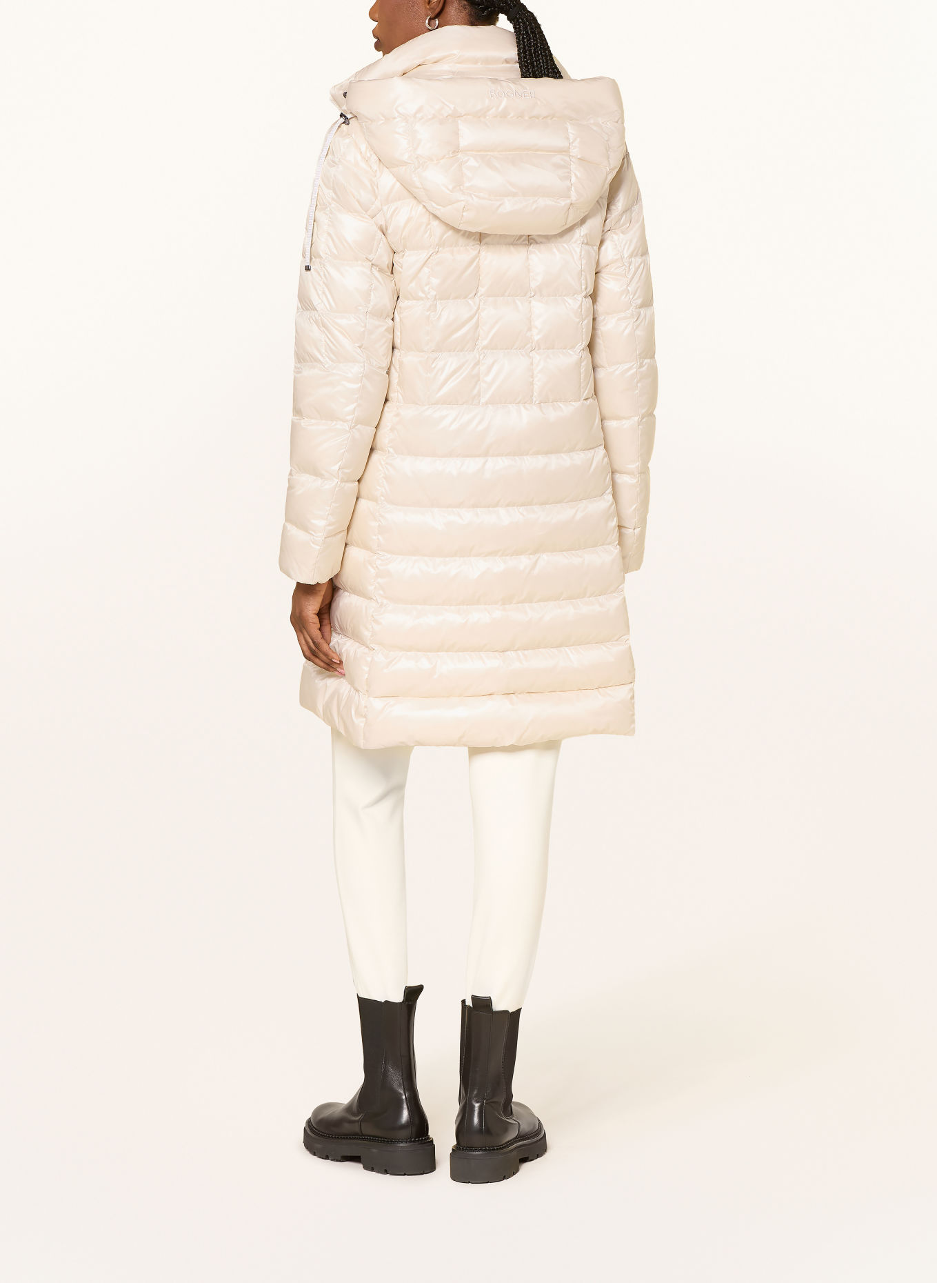 BOGNER MERYL-D Down coat with Detachable Hood: CREAM