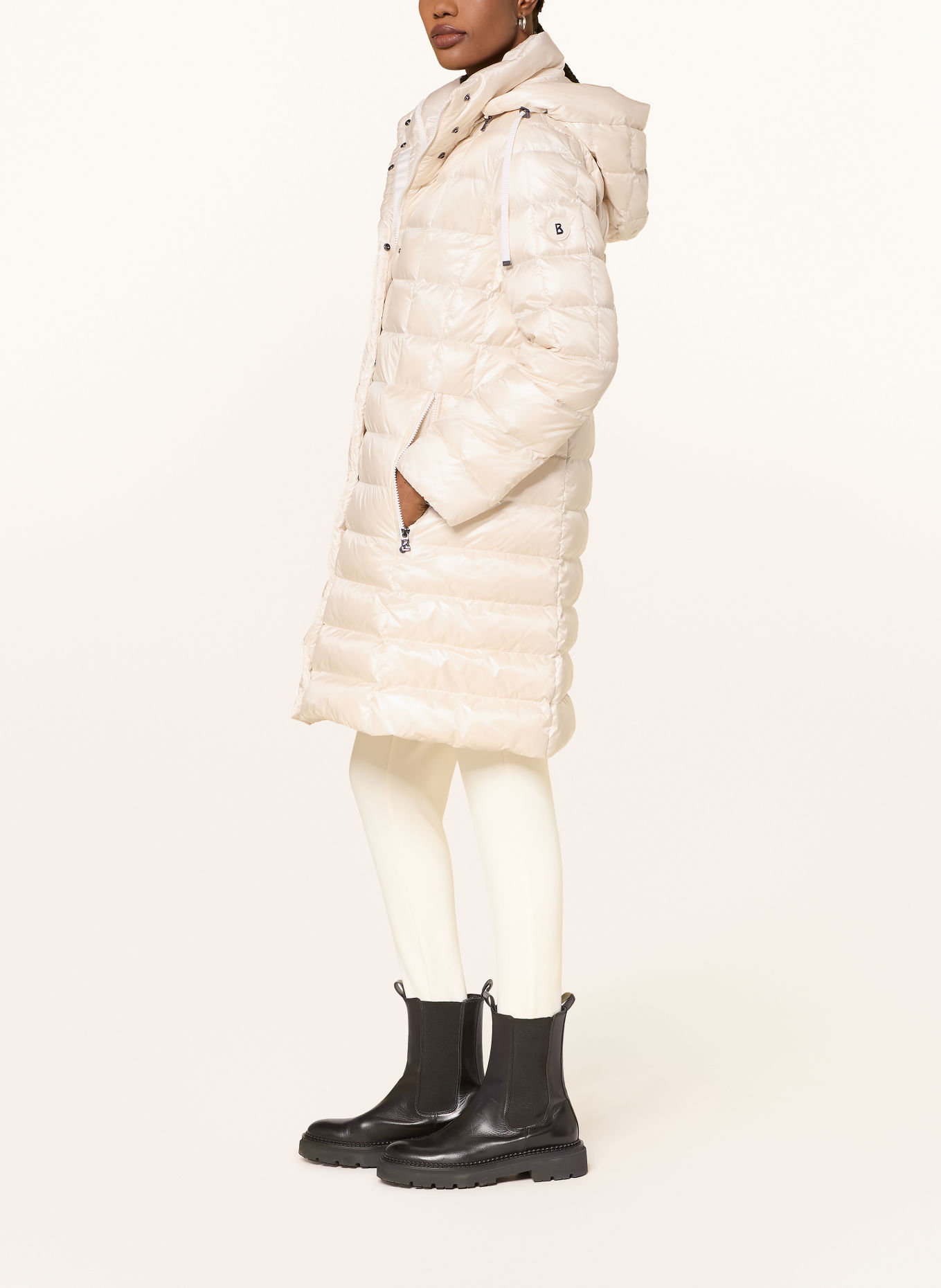 BOGNER MERYL-D Down coat with Detachable Hood: CREAM