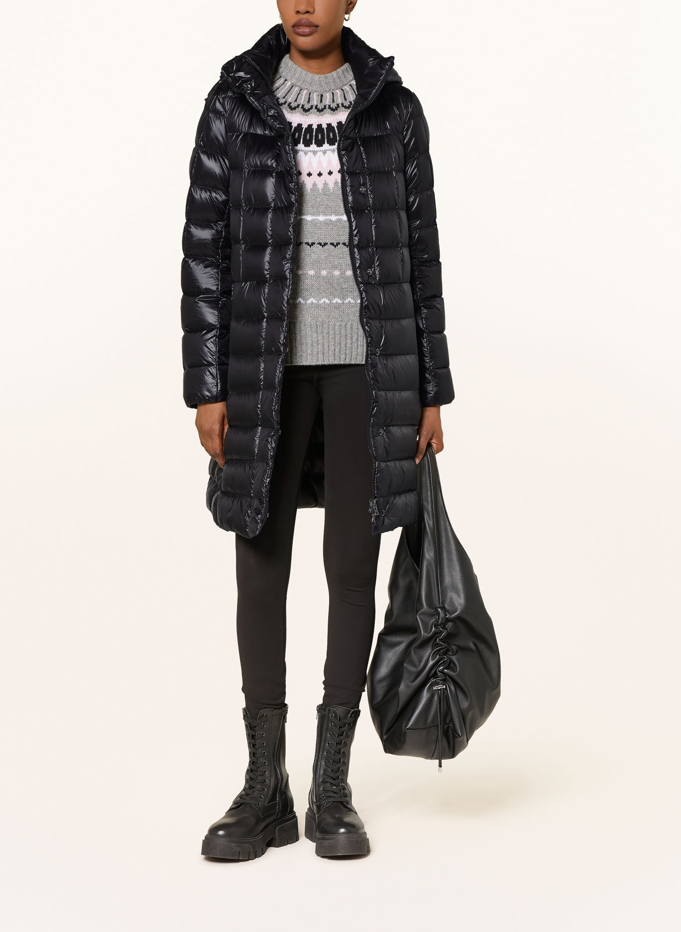 BOGNER Daunenmantel MERYL: SCHWARZ