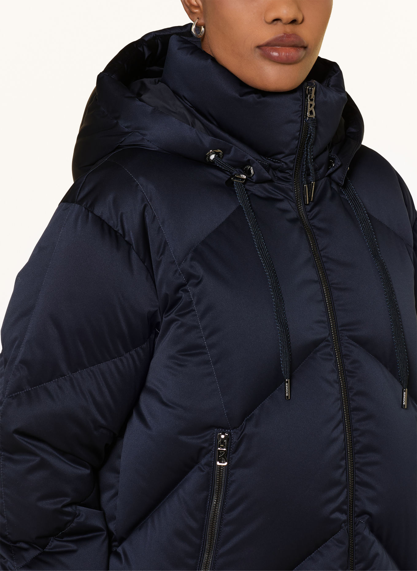 BOGNER GIORGIA Down Jacket: BLUE