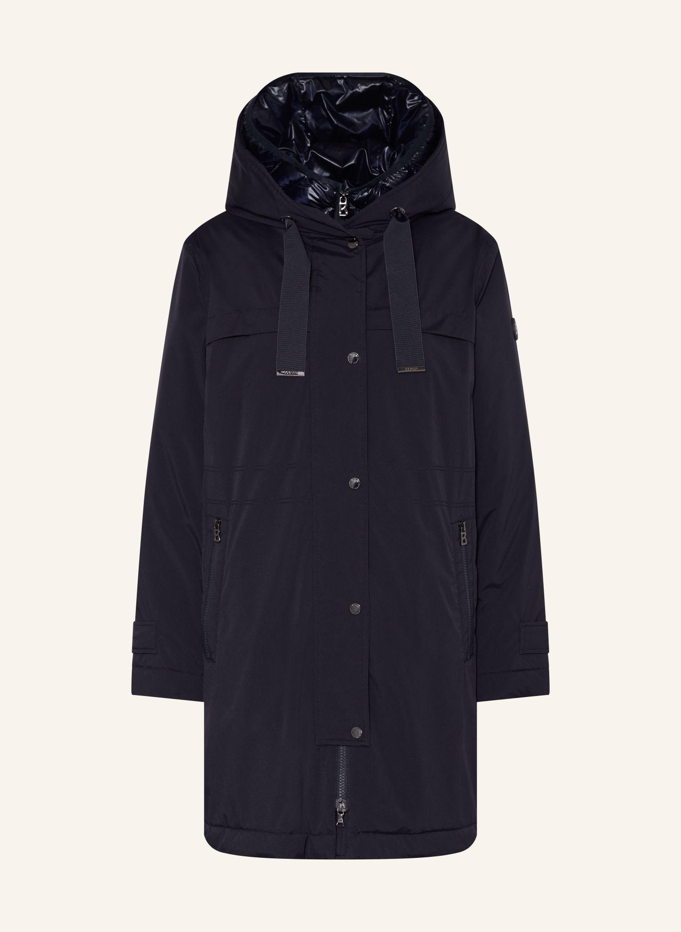 BOGNER Parka KAJA: DONKERBLAUW
