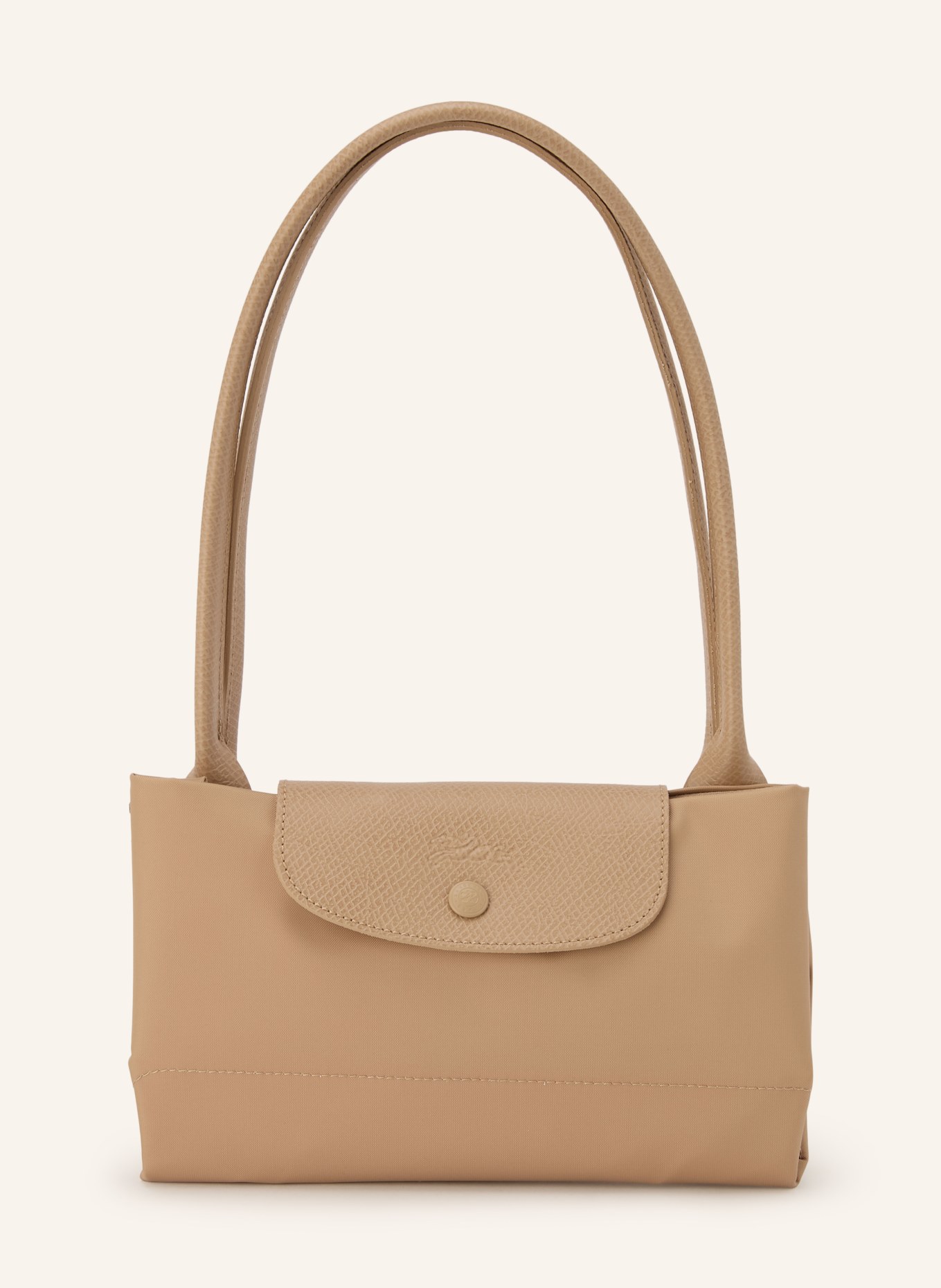 LONGCHAMP Shopper LE PLIAGE LARGE: BEIGE / SILBER