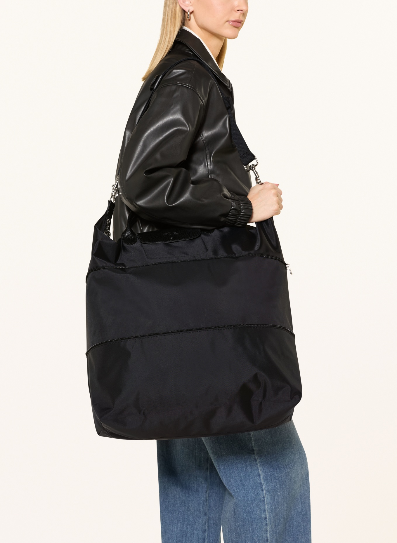 LONGCHAMP Weekender LE PLIAGE: SCHWARZ