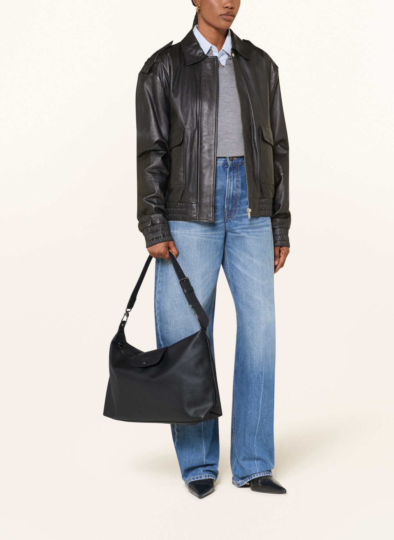 LONGCHAMP Schultertasche LE PLIAGE XTRA XL: SCHWARZ