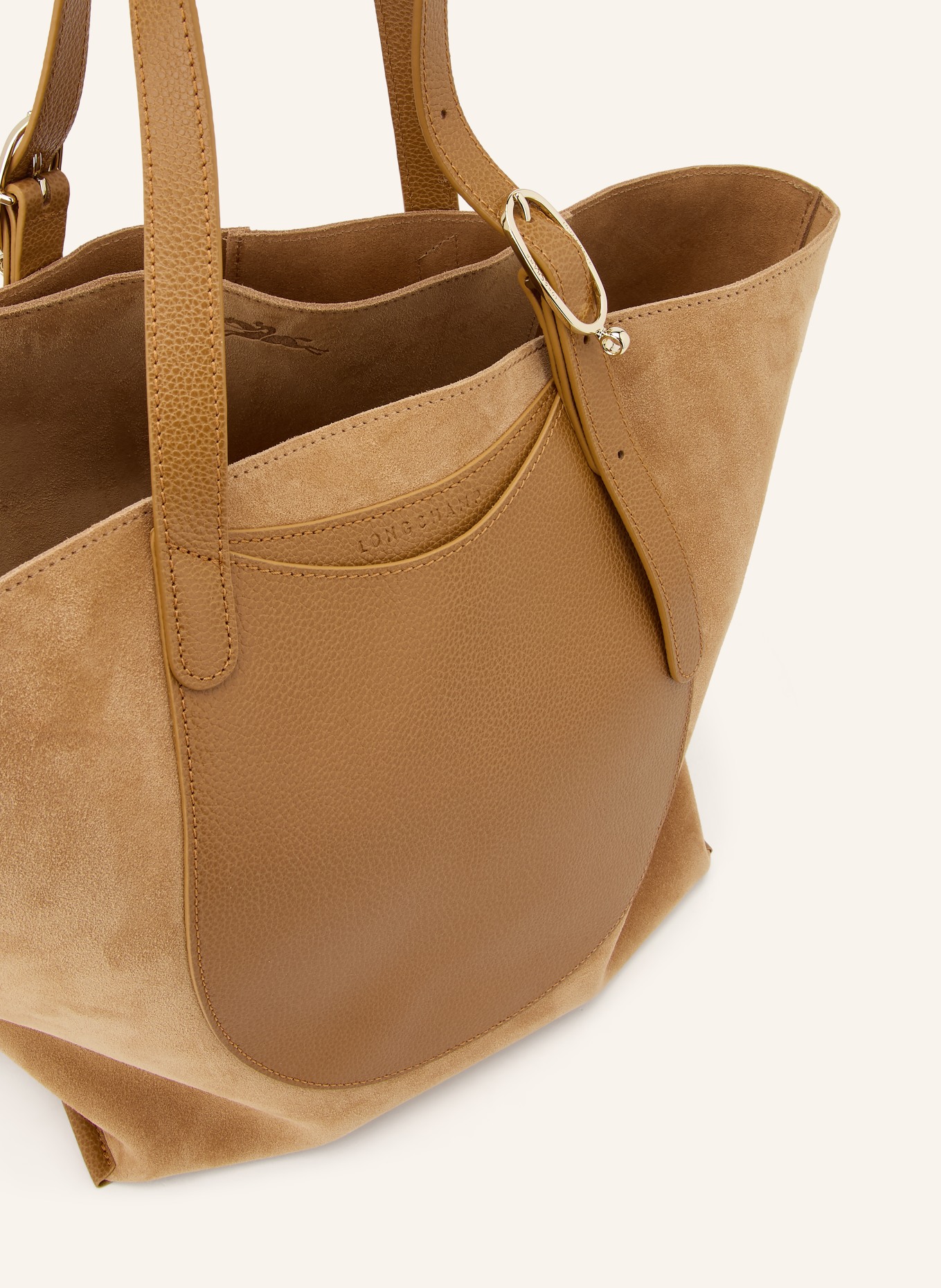 LONGCHAMP Shopper COMPLICE XL: CAMEL / GOLD / COGNAC