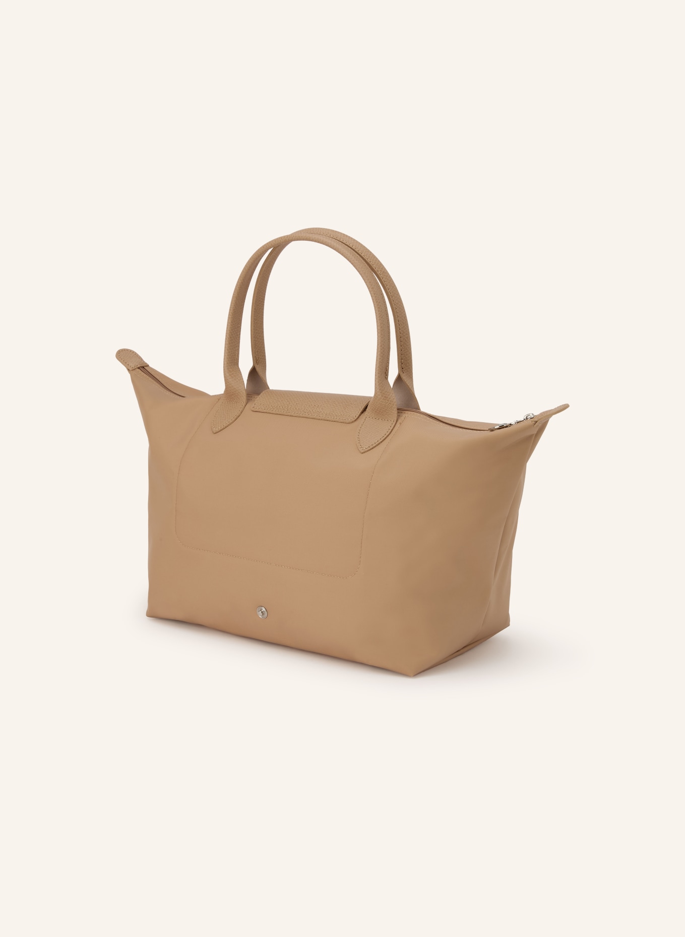 LONGCHAMP Handtasche LE PLIAGE ONE L: BEIGE / SILBER