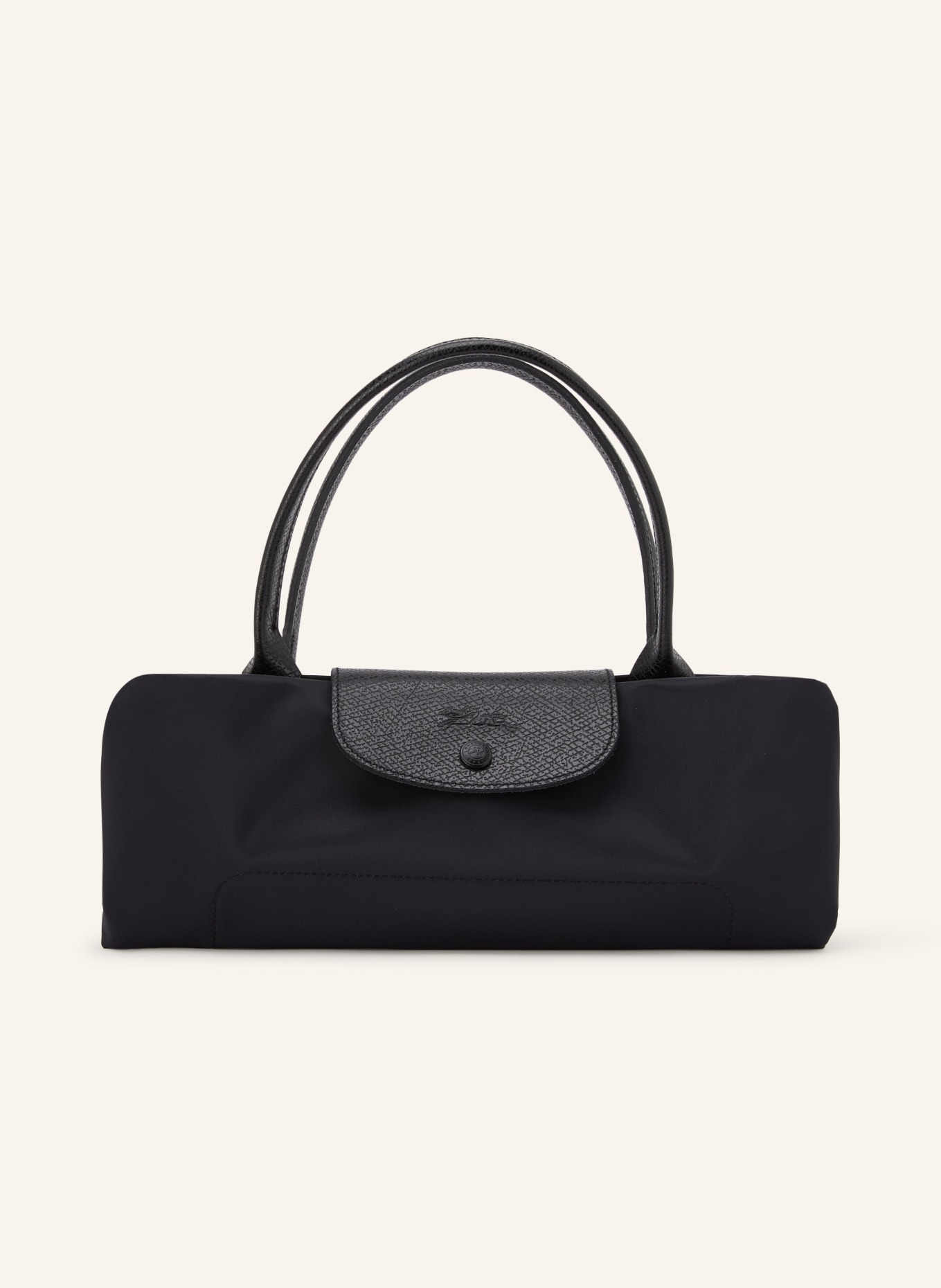 LONGCHAMP Handtasche LE PLIAGE ONE L: SCHWARZ / SILBER