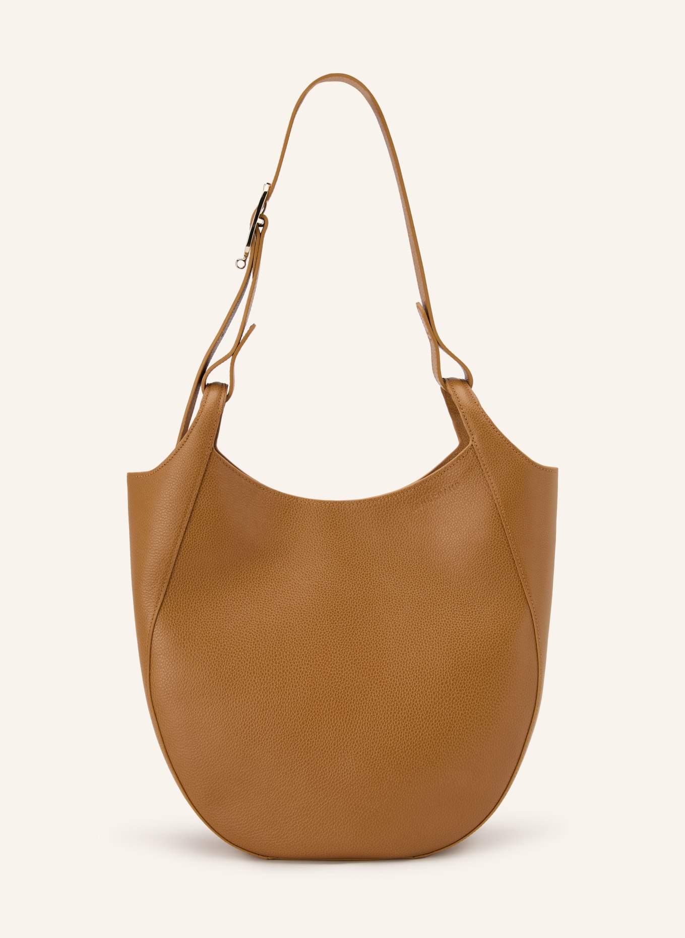 LONGCHAMP Schultertasche LE FOULONNÉ LARGE: COGNAC