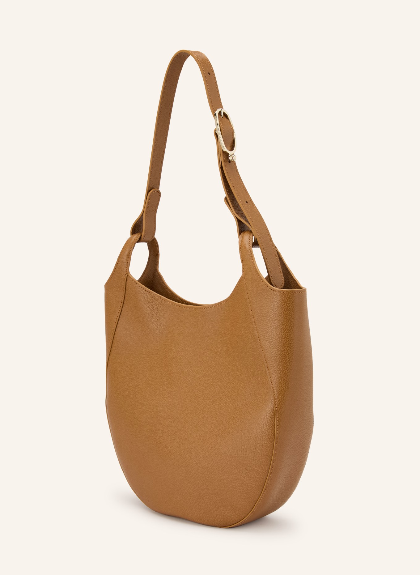 LONGCHAMP Schultertasche LE FOULONNÉ LARGE: COGNAC