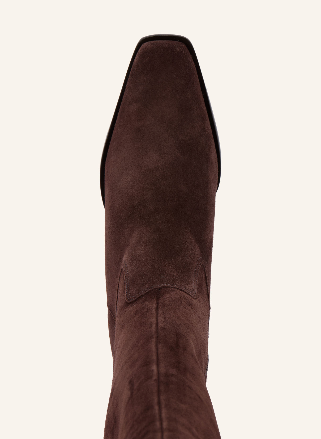 CARRANO Boots santiags: MARRON FONCÉ / ARGENT