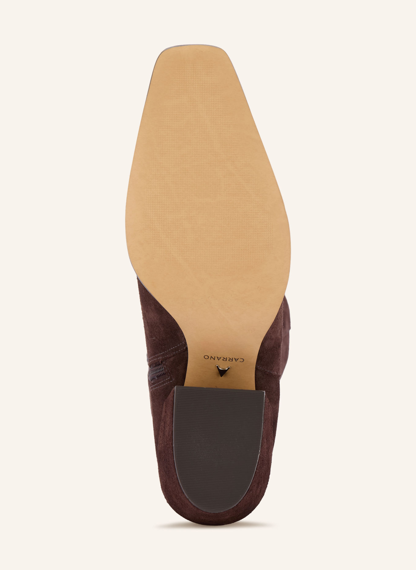 CARRANO Boots santiags: MARRON FONCÉ / ARGENT