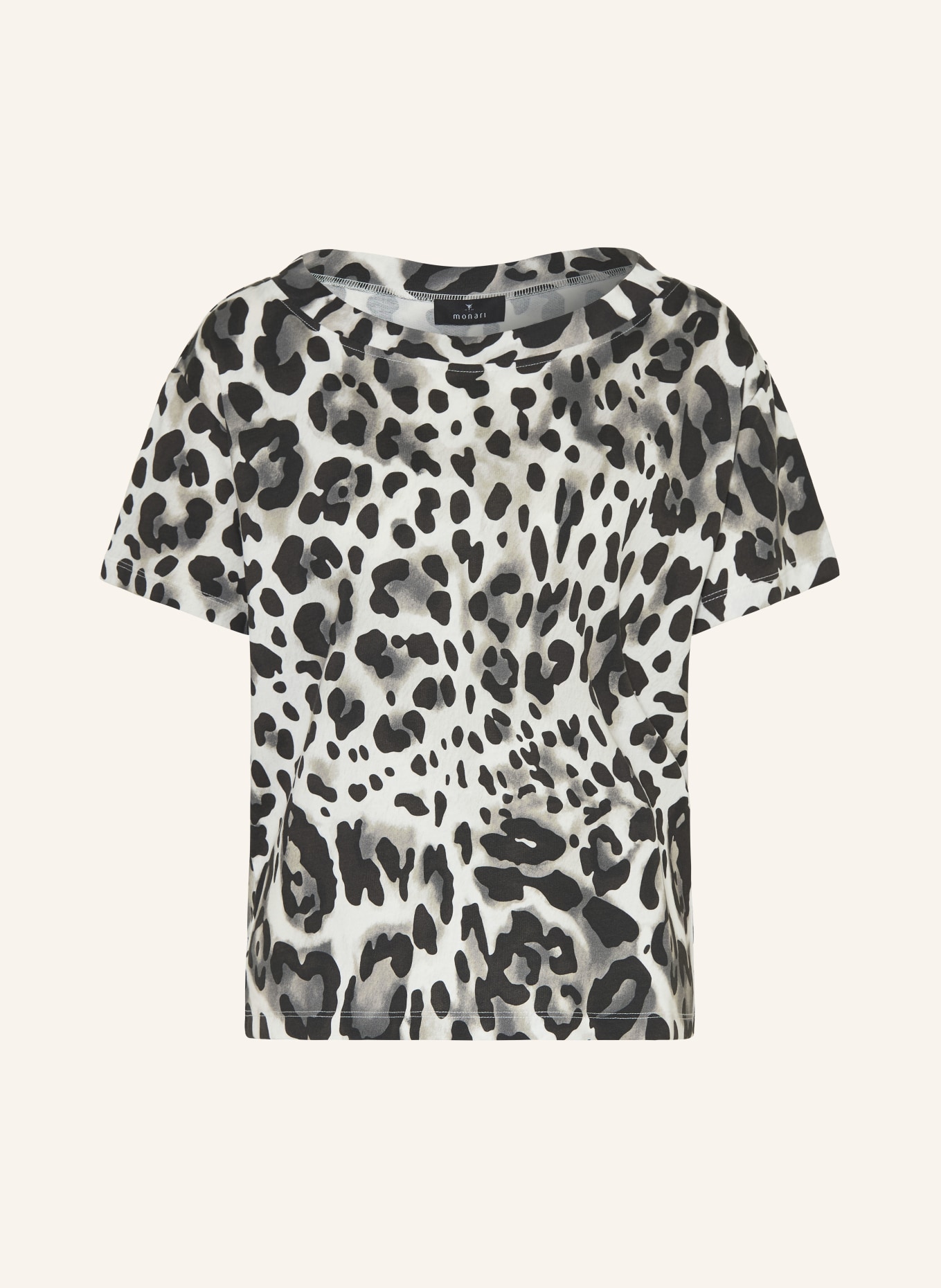 monari T-shirt: LIGHT GRAY / TAUPE / BLACK