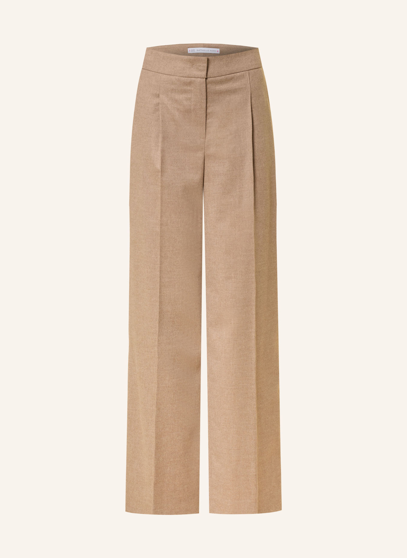 RAFFAELLO ROSSI Marlenehose WILLOW aus Flanell: HELLBRAUN