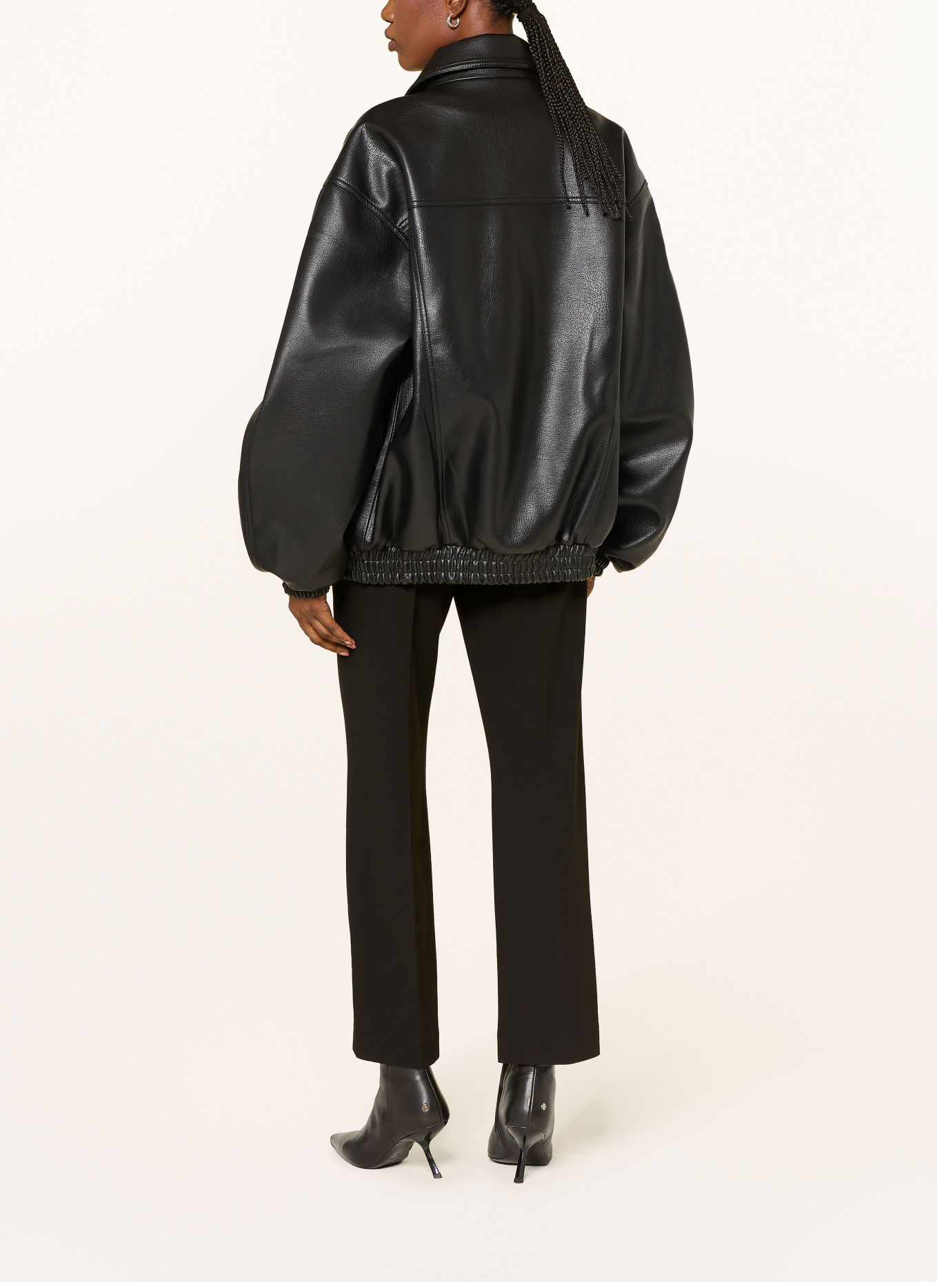 RAFFAELLO ROSSI MILEY jersey harem pants: BLACK