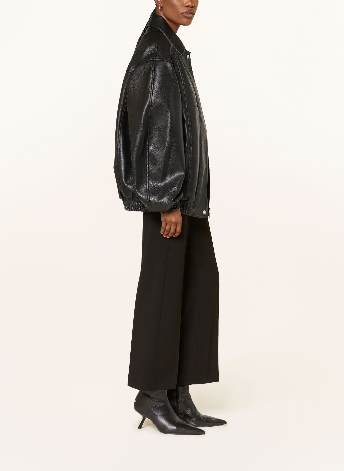 RAFFAELLO ROSSI MILEY jersey harem pants: BLACK