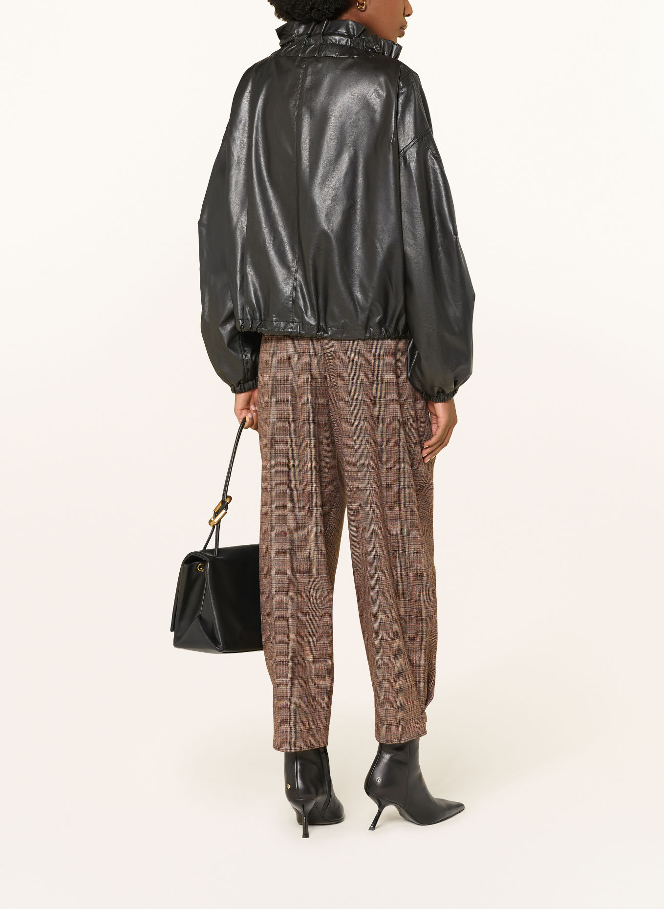 RAFFAELLO ROSSI TAVIA Trousers: BROWN / LIGHT BROWN / DARK ORANGE