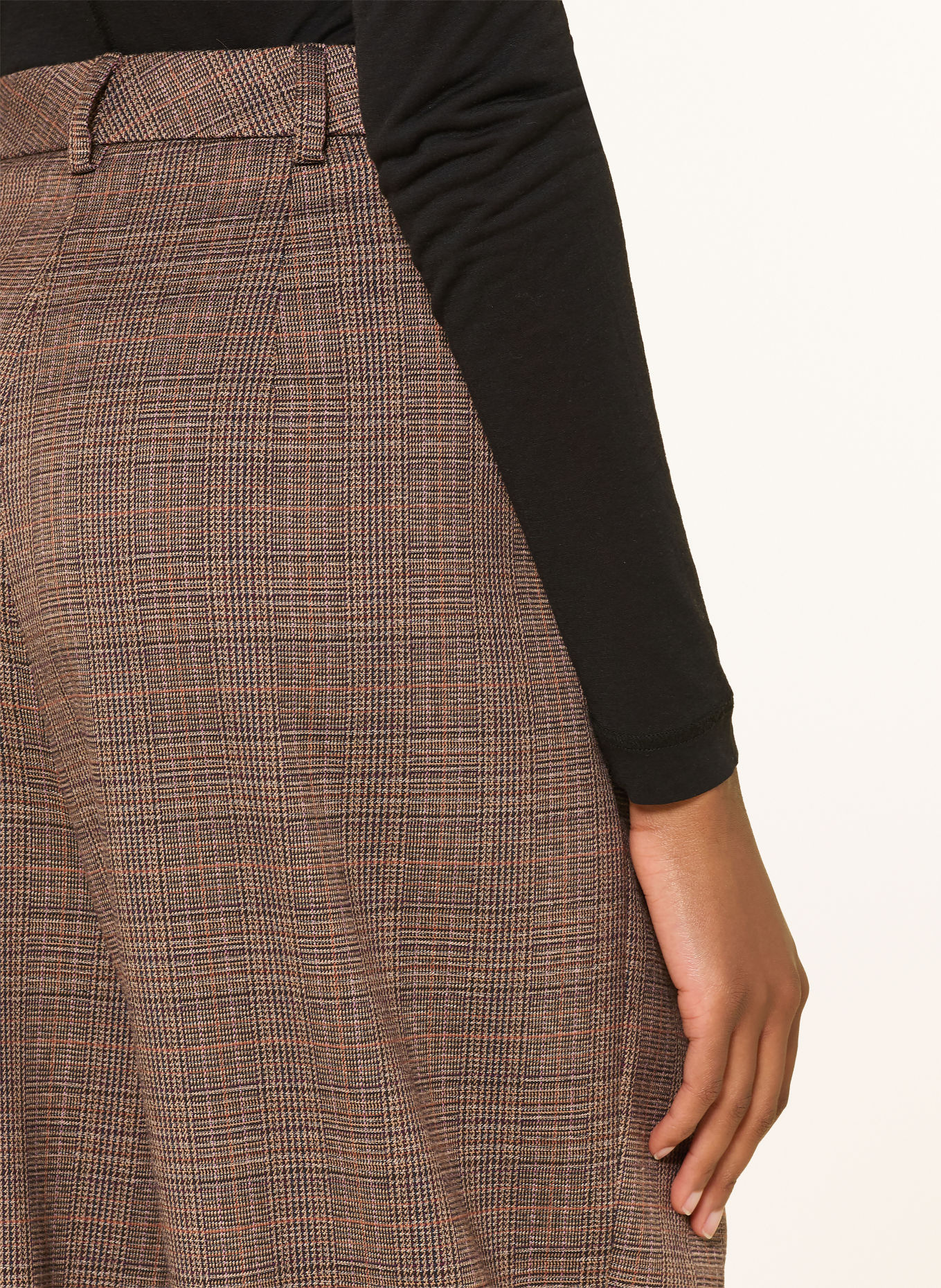 RAFFAELLO ROSSI TAVIA Trousers: BROWN / LIGHT BROWN / DARK ORANGE