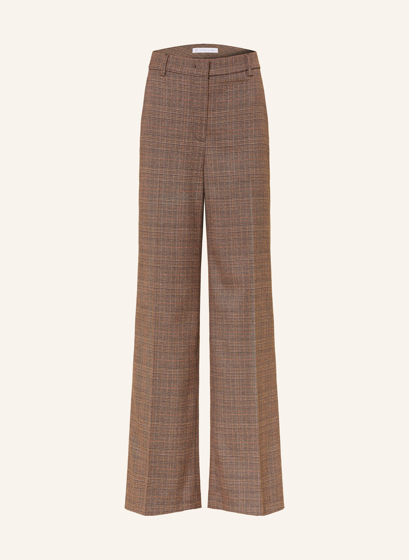 RAFFAELLO ROSSI Marlene-broek MILARA: BRUIN / CAMEL / DONKERORANJE