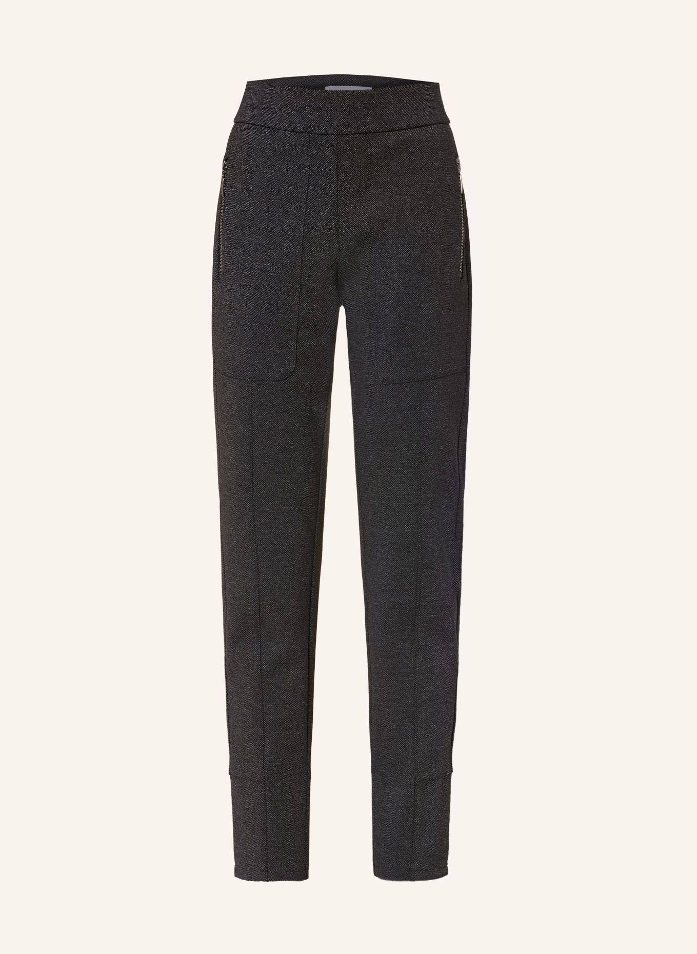RAFFAELLO ROSSI Pantalon CORRY de style jogging: 93 Dunkelgrau gemustert