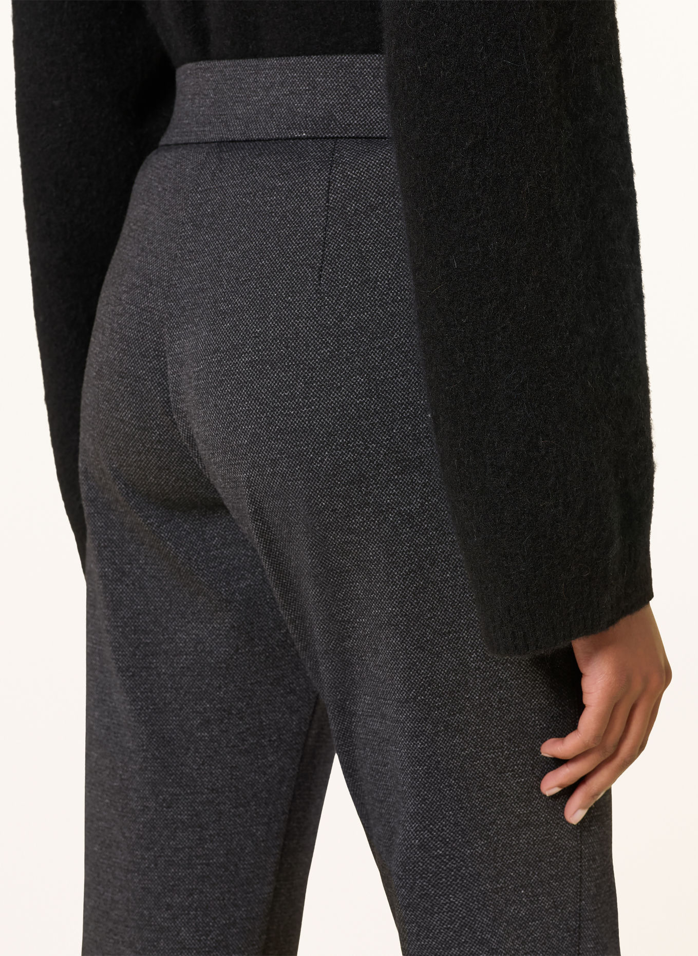 RAFFAELLO ROSSI Pantalon CORRY de style jogging: 93 Dunkelgrau gemustert